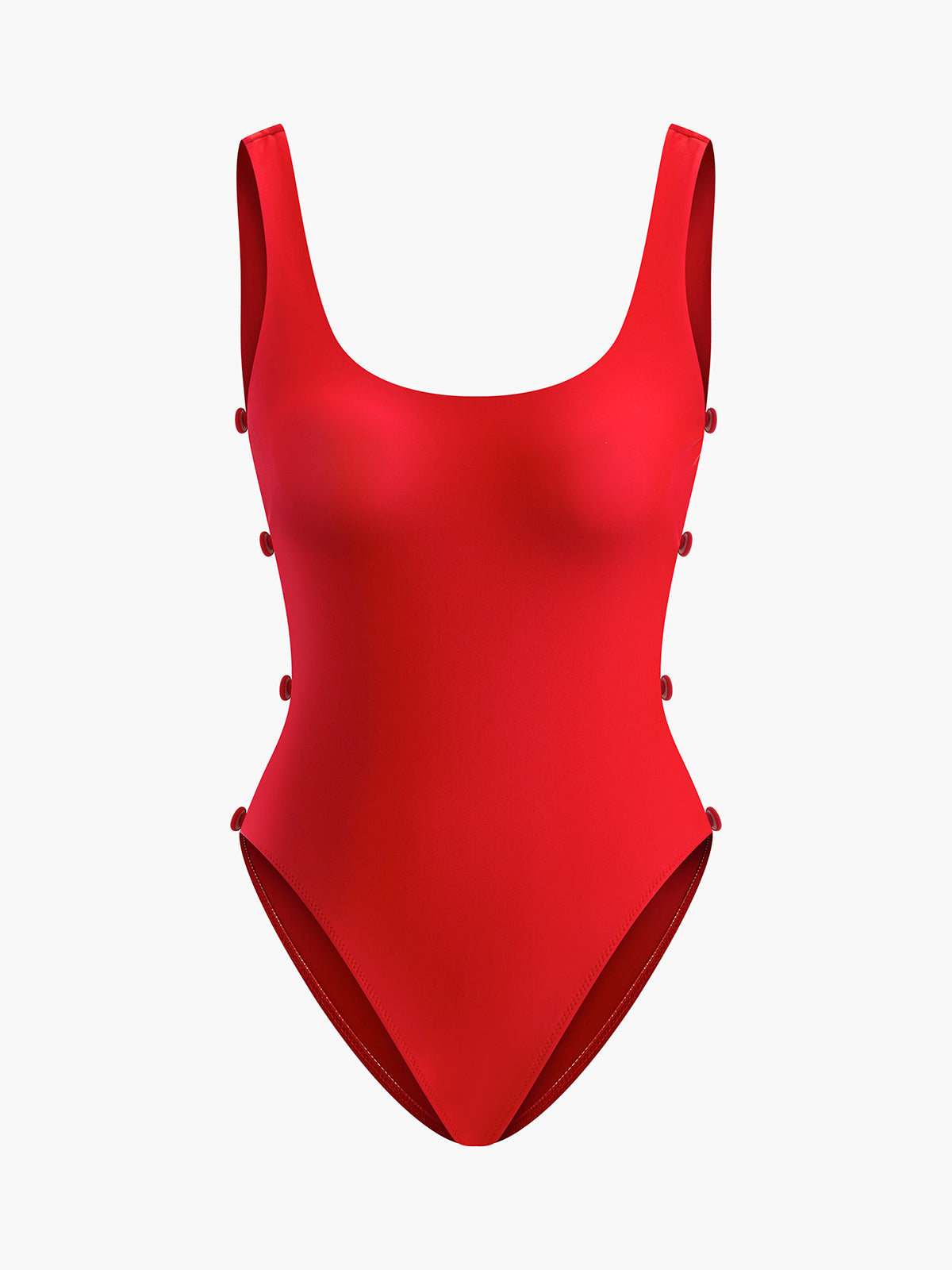 Maillot de bain une pièce avec découpes latérales