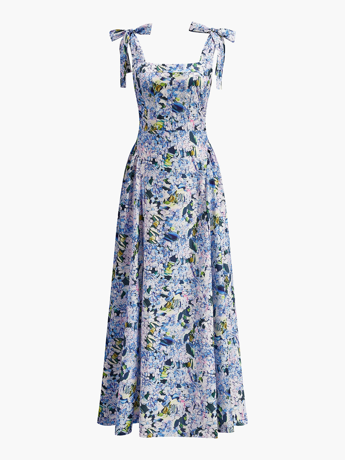 Robe à bretelles imprimé floral