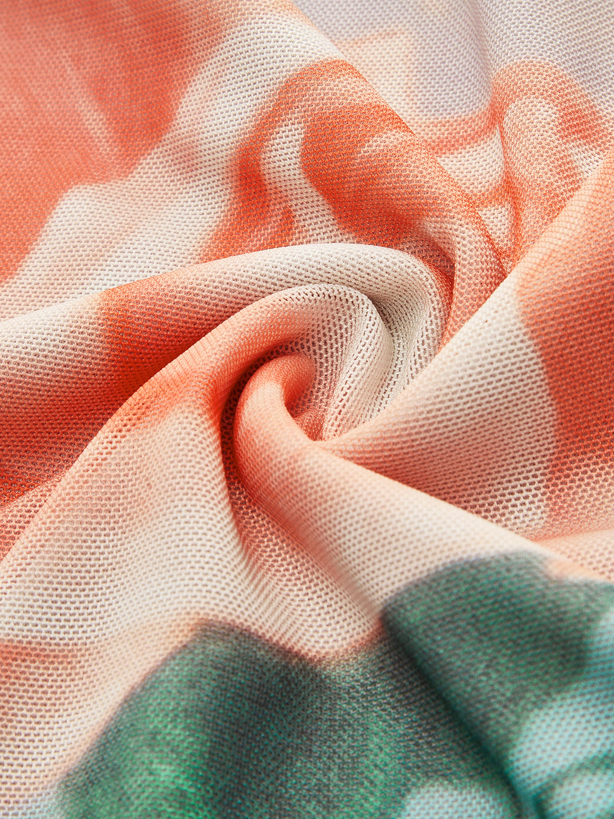 Robe en maille à imprimé floral