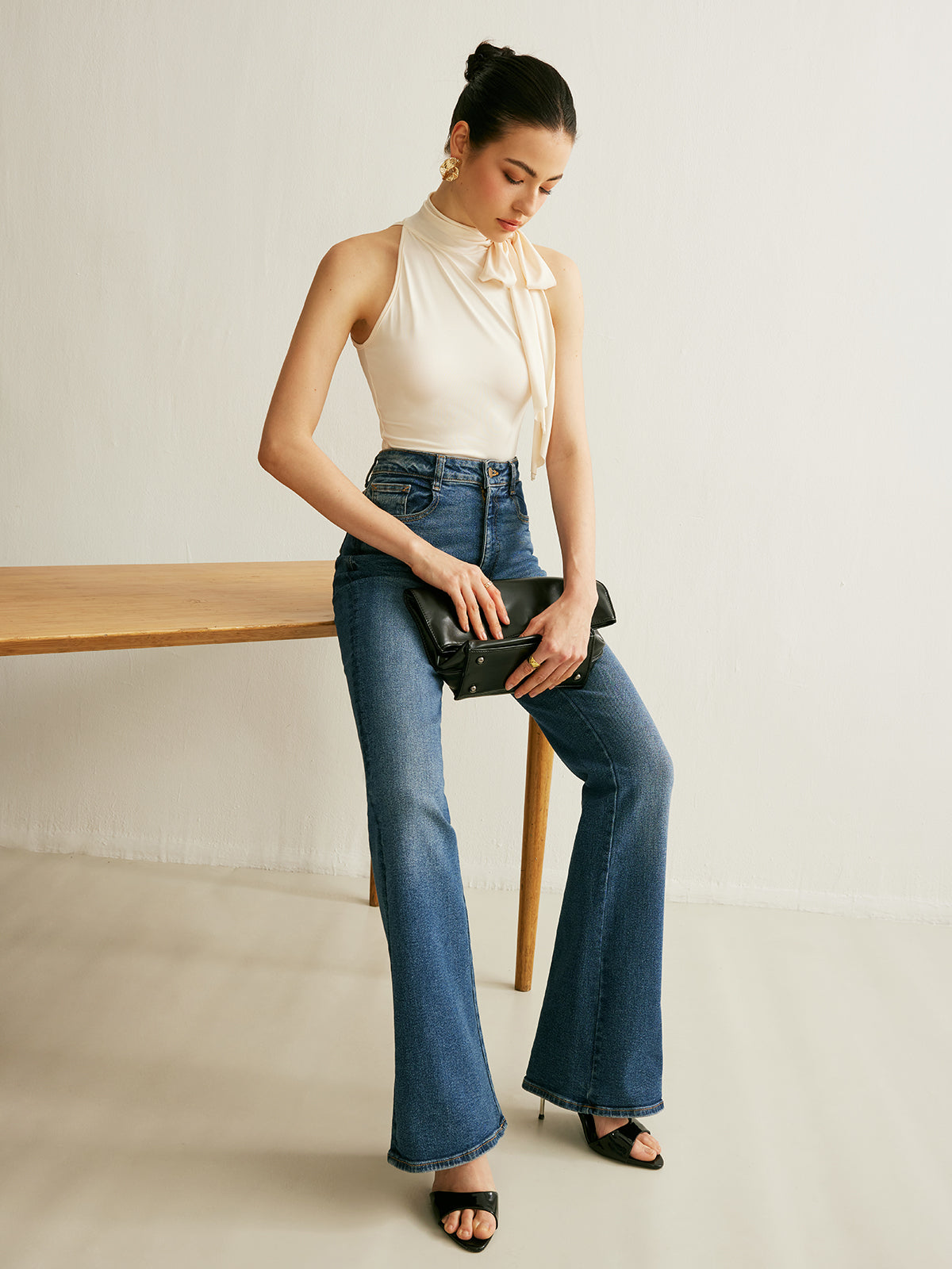 Neckholder-Top zum Binden