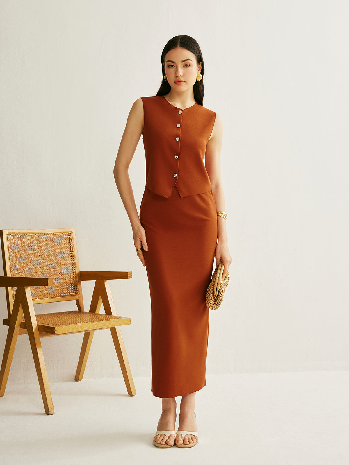 A-Linien-Rock mit elastischem Bund