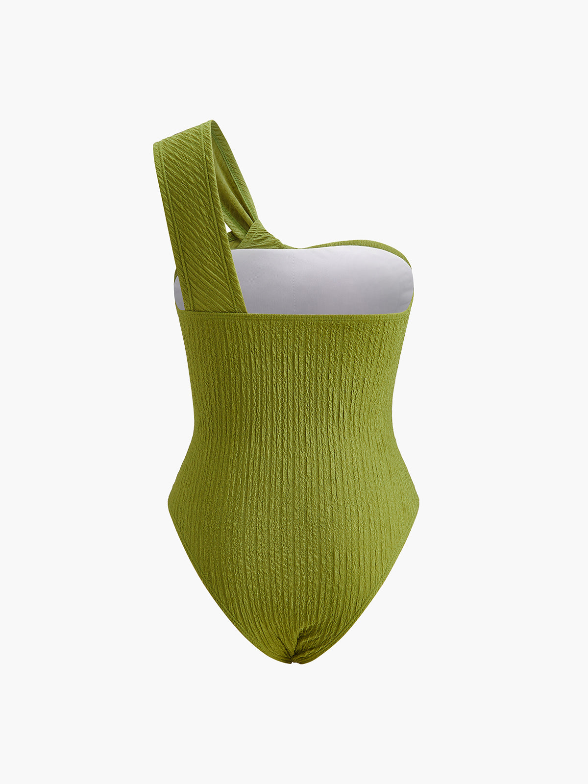 Badeanzug mit Raffungen, Twist-Detail und One-Shoulder-Träger