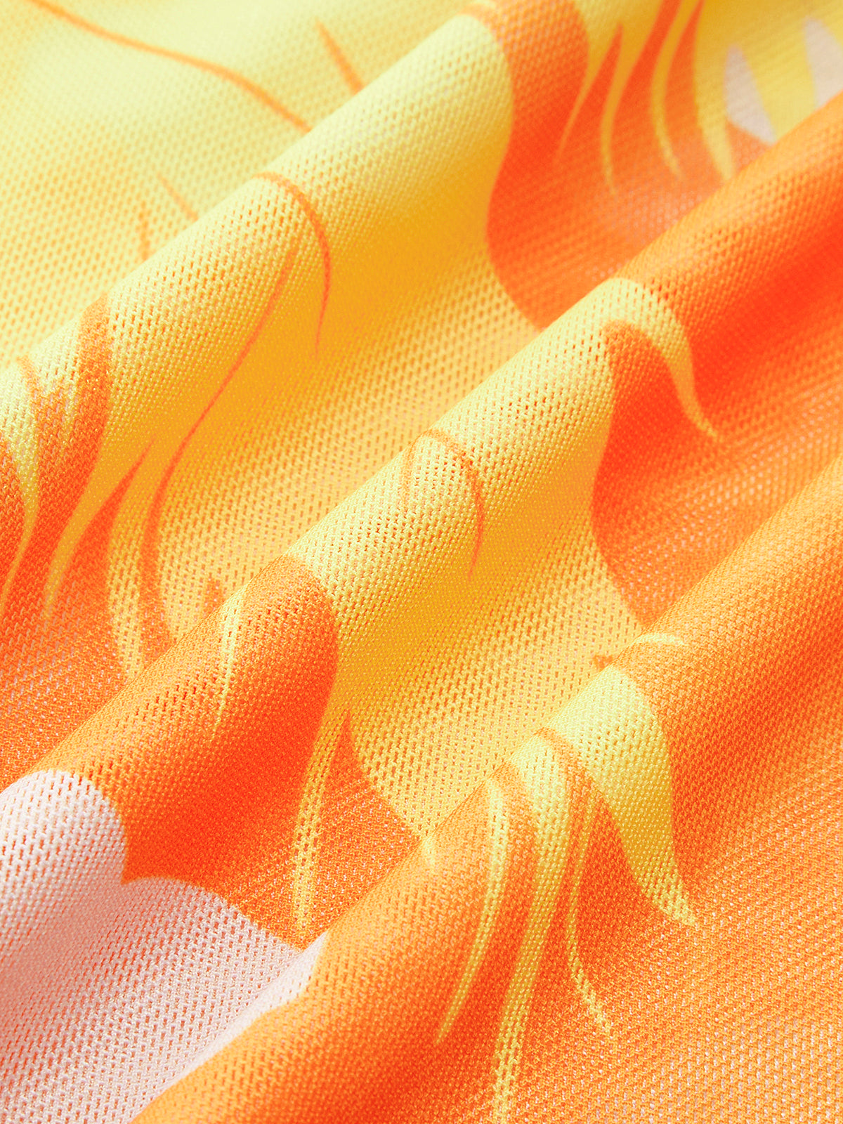 Strandrock mit tropischem Muster