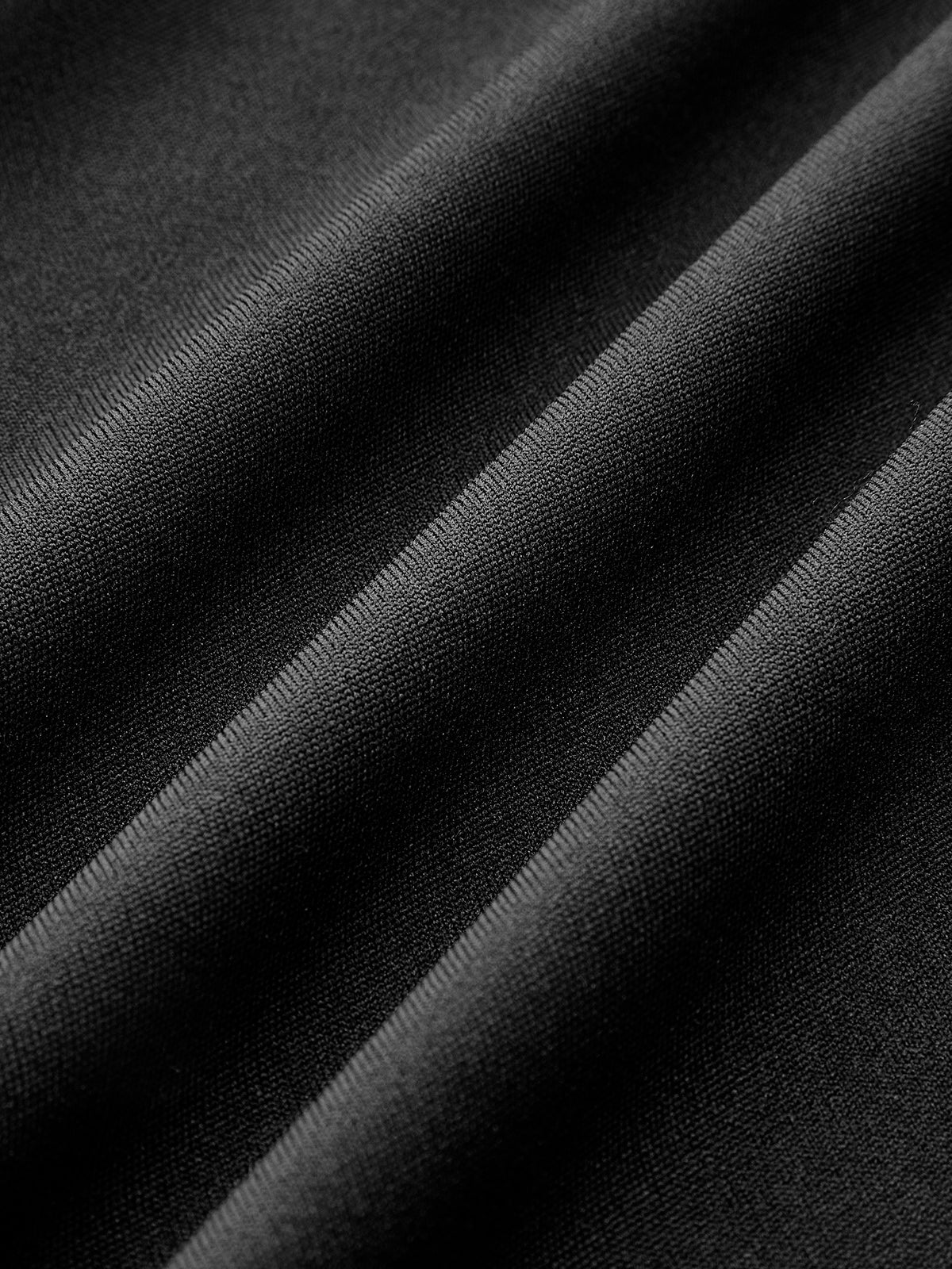 Kleid mit Stehkragen und gerafftem Einsatz aus Kunstleder