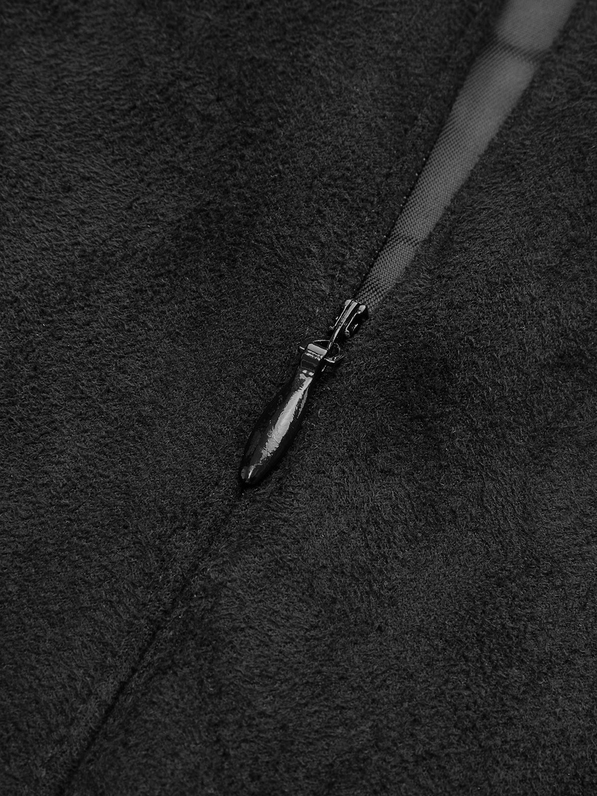 A-Linien-Rock in Wildlederoptik ohne Gürtel