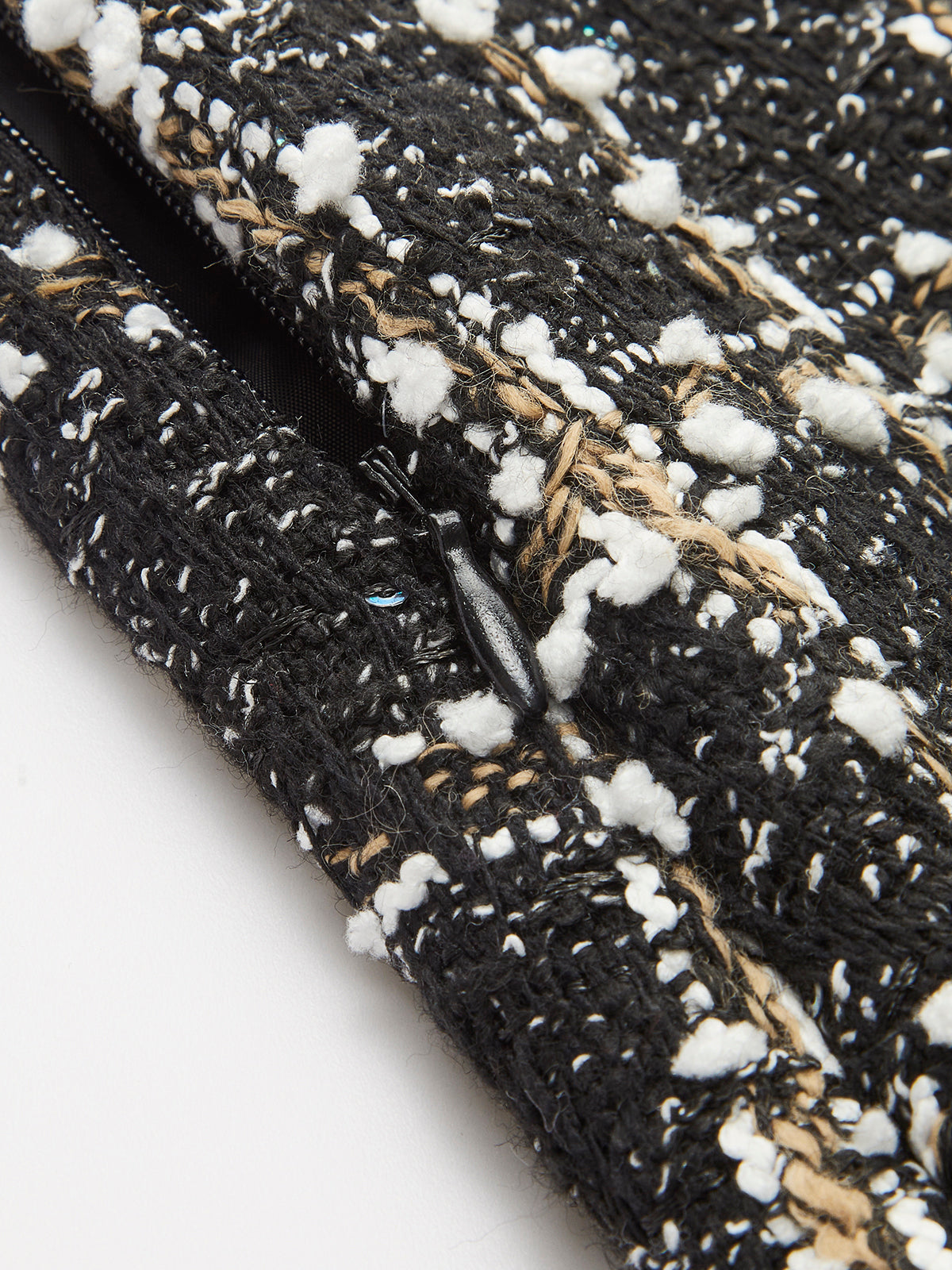 Mid-Waist Checked Mini Skirt