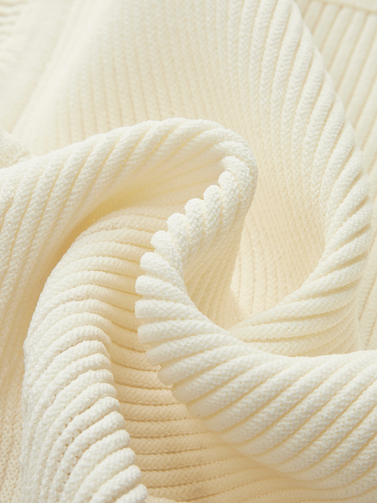 Ribbed Knit Ruffle Top