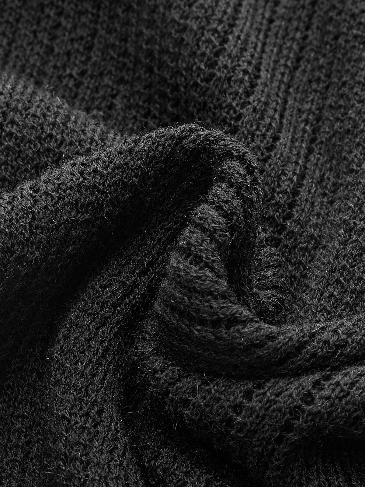 Pull à manches longues transparent à lacets sur le devant