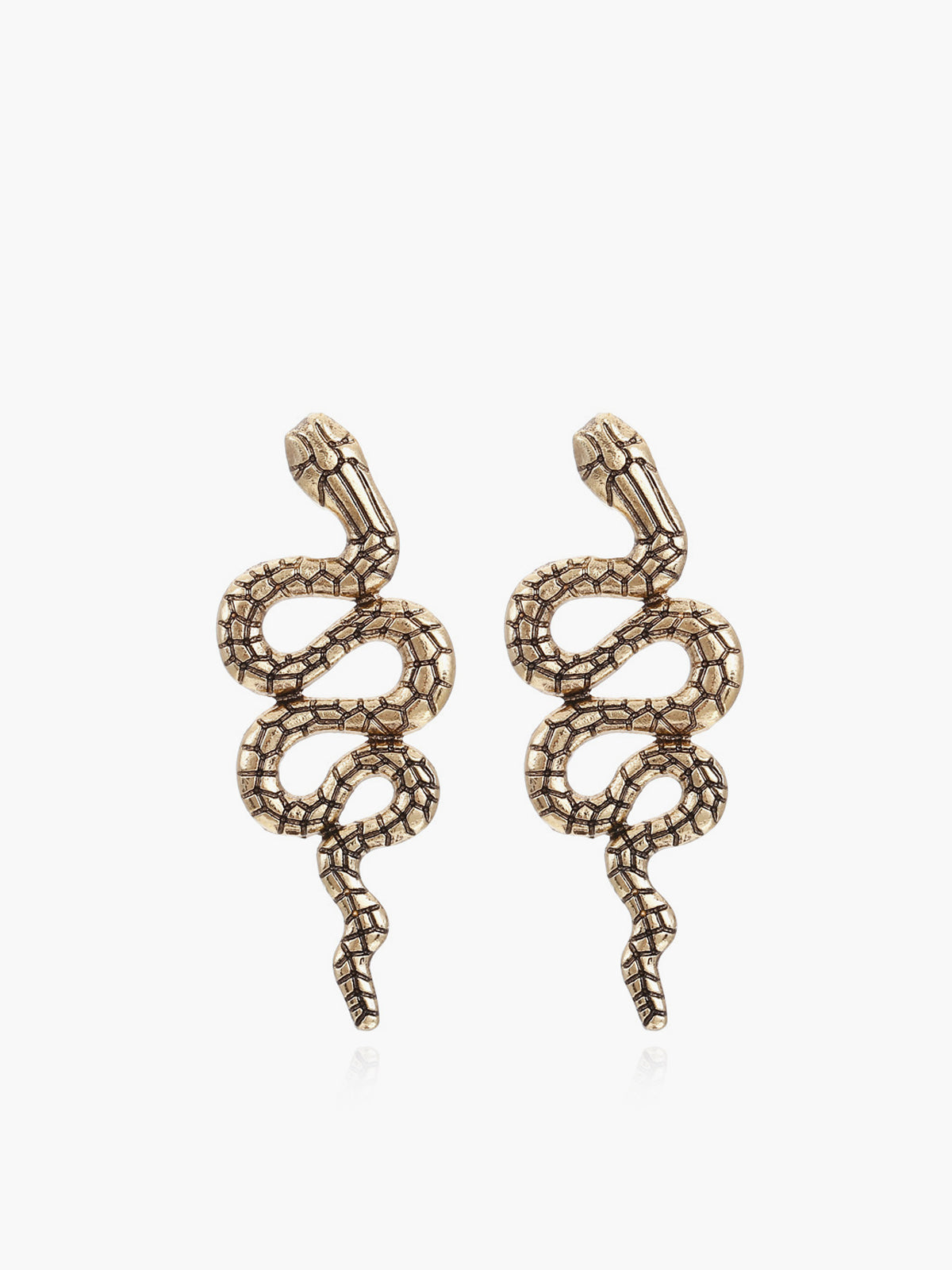 Schlangenförmige Ohrstecker