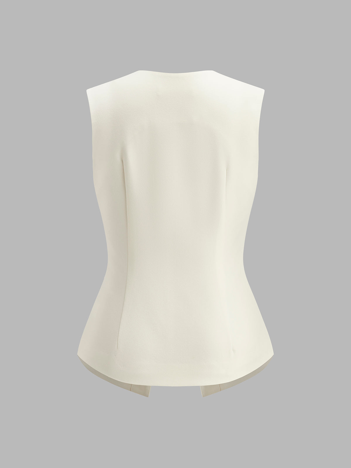 Bestickte Weste mit Knopfdetails