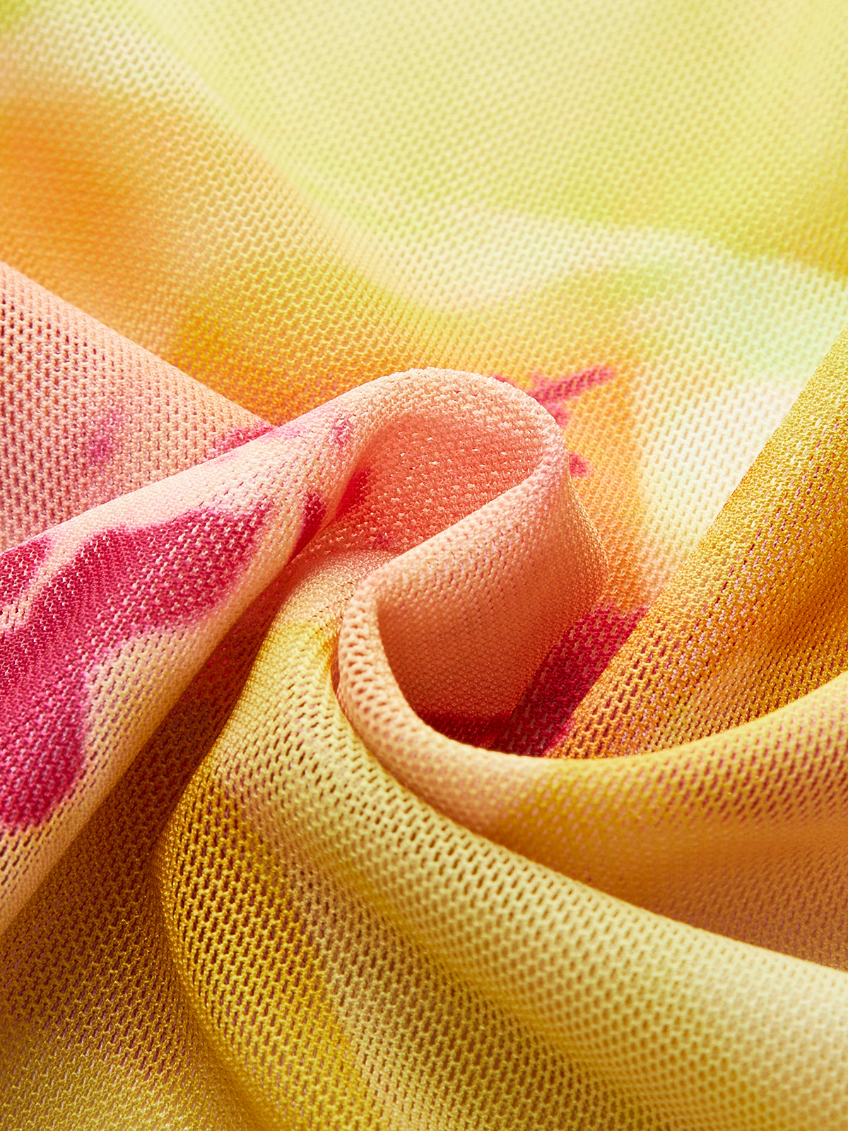 Mesh-Rock mit Blumenmuster zum Überziehen
