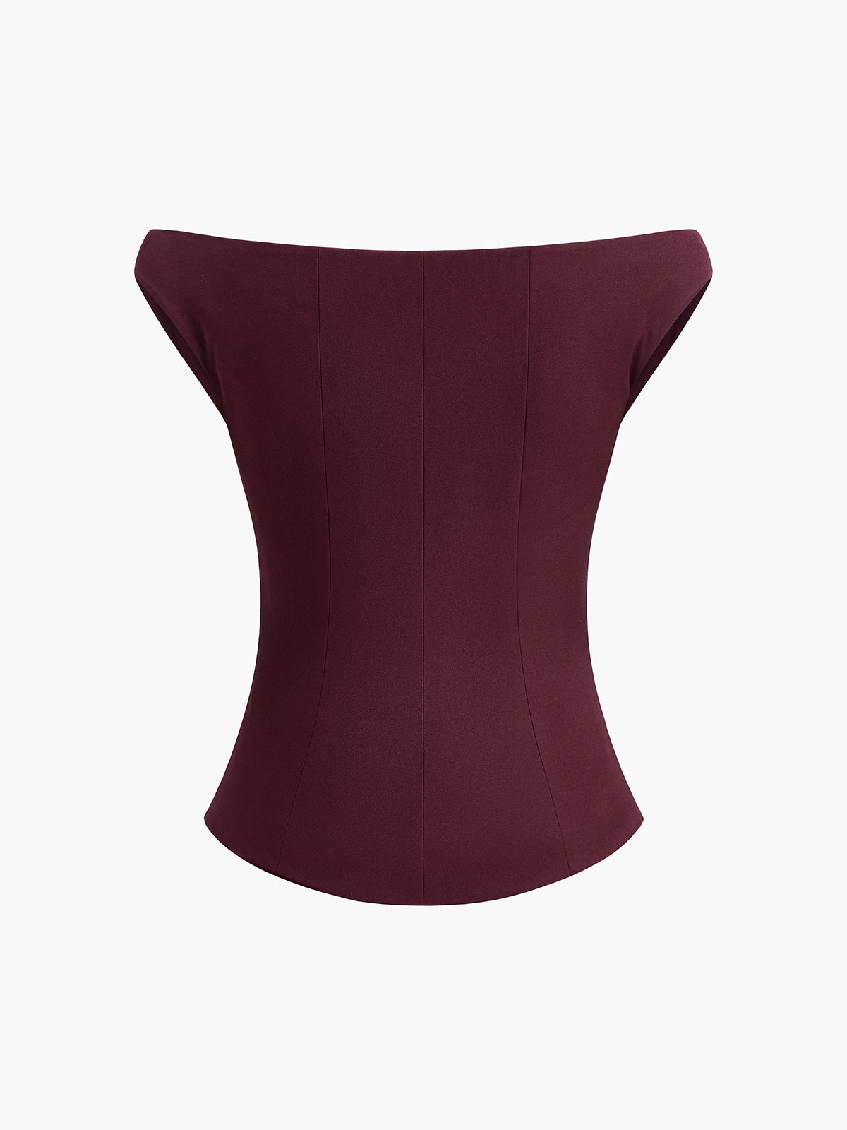 Cold-Shoulder-Top mit Knopfleiste und Schlitz