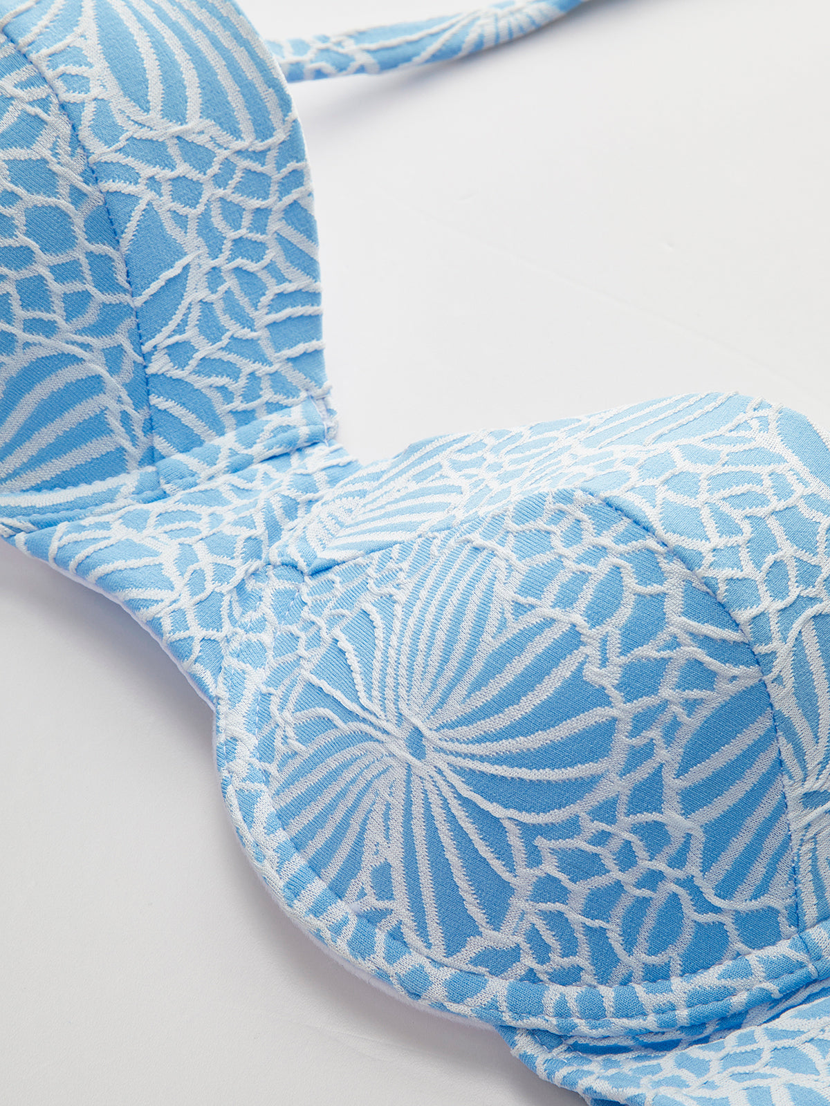 Removable Strap Lace Bikini Set