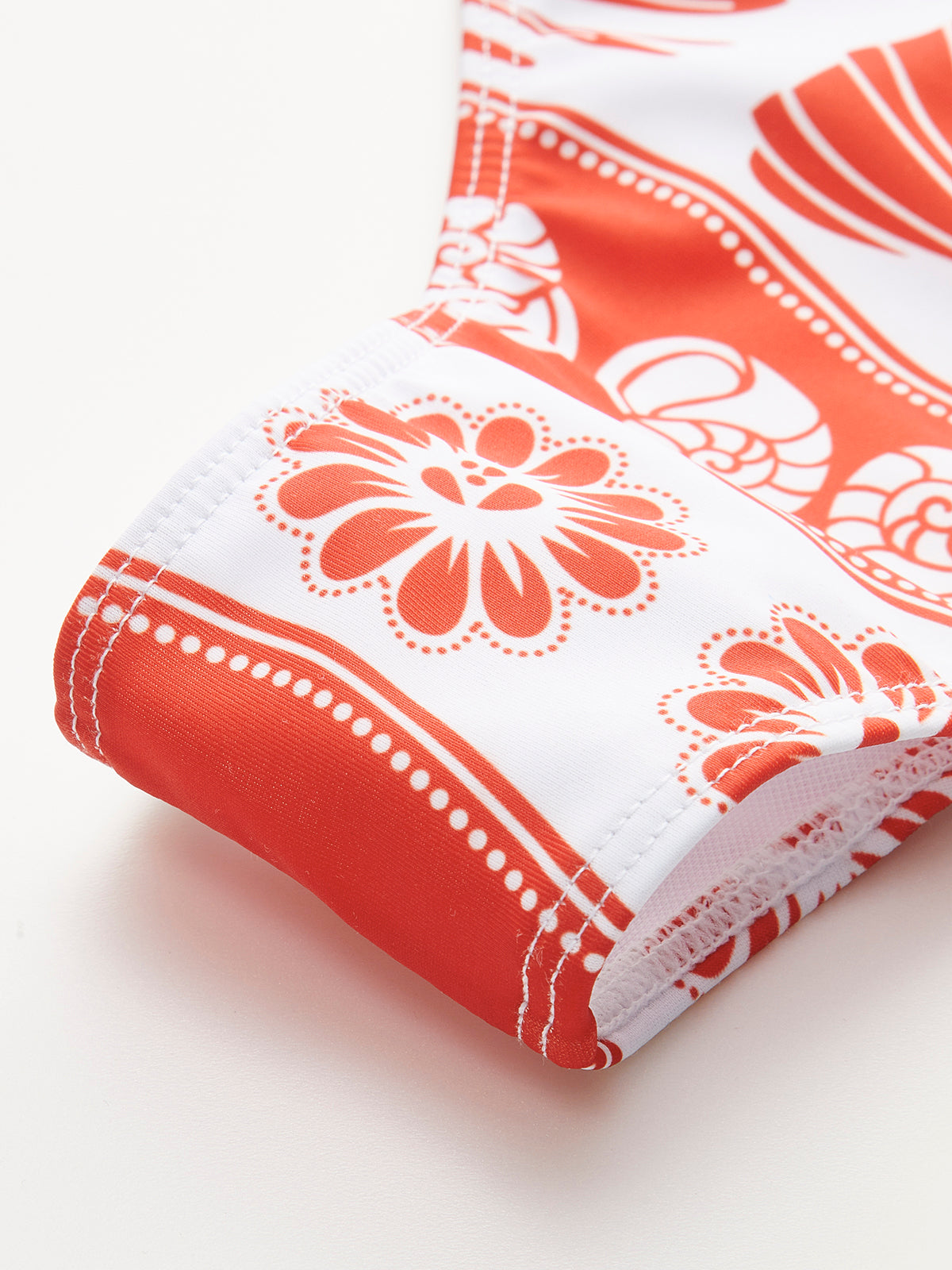 Neckholder-Bikini-Set mit Print