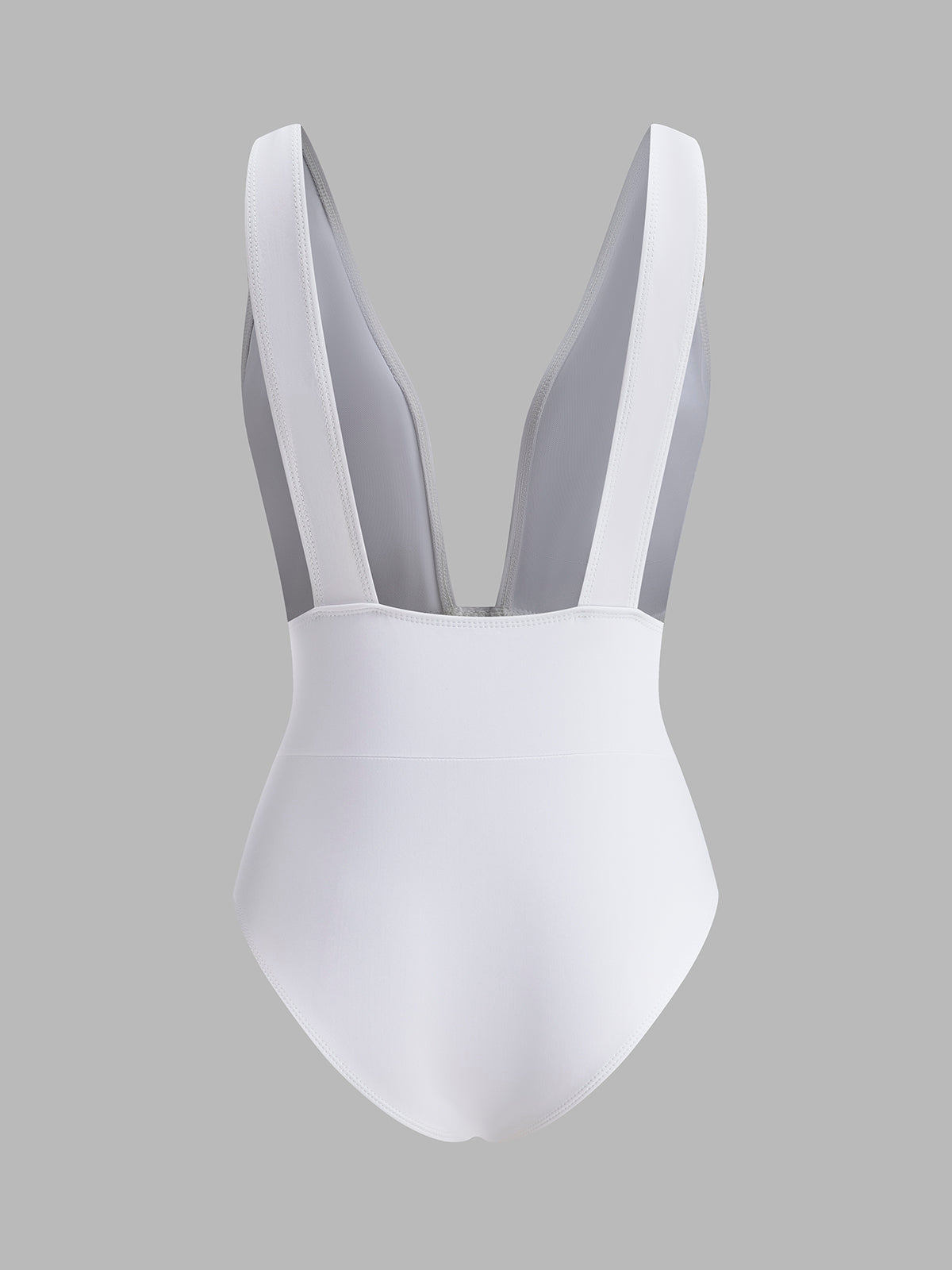 Badeanzug mit tiefem V-Ausschnitt