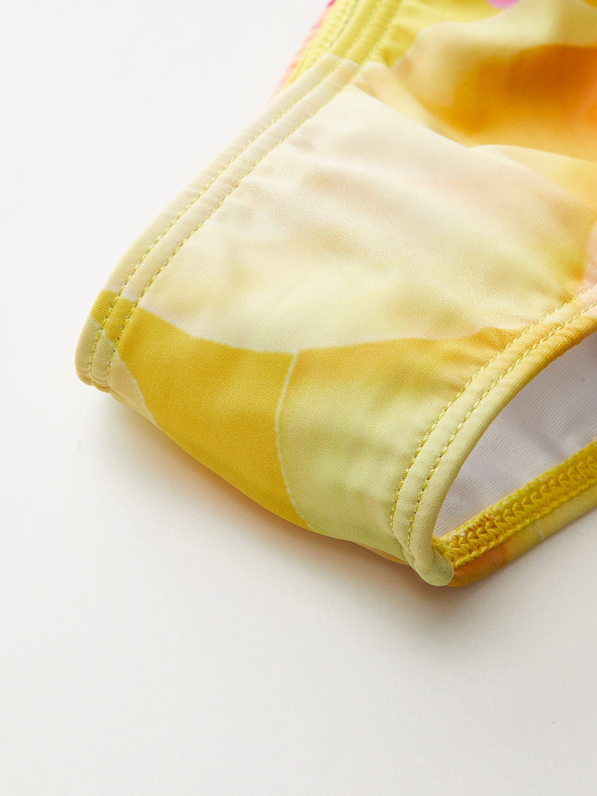 Jersey-Bikini-Set mit Blumenmuster