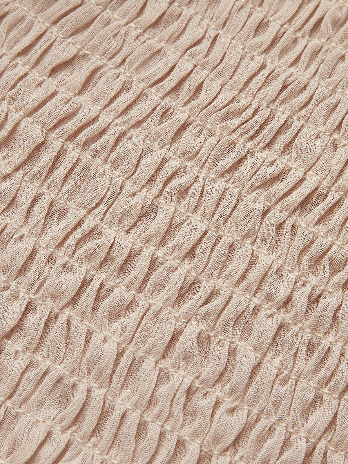 Haut dos nu à volants en mousseline semi-transparente