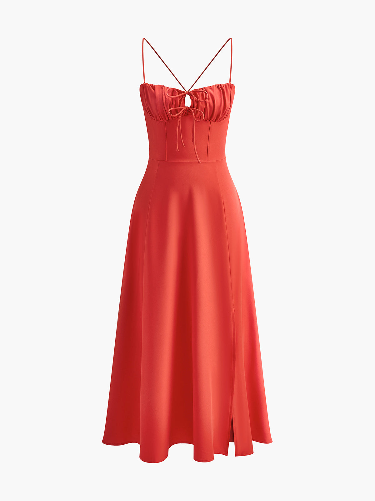 Kleid mit Schnürung zum Binden