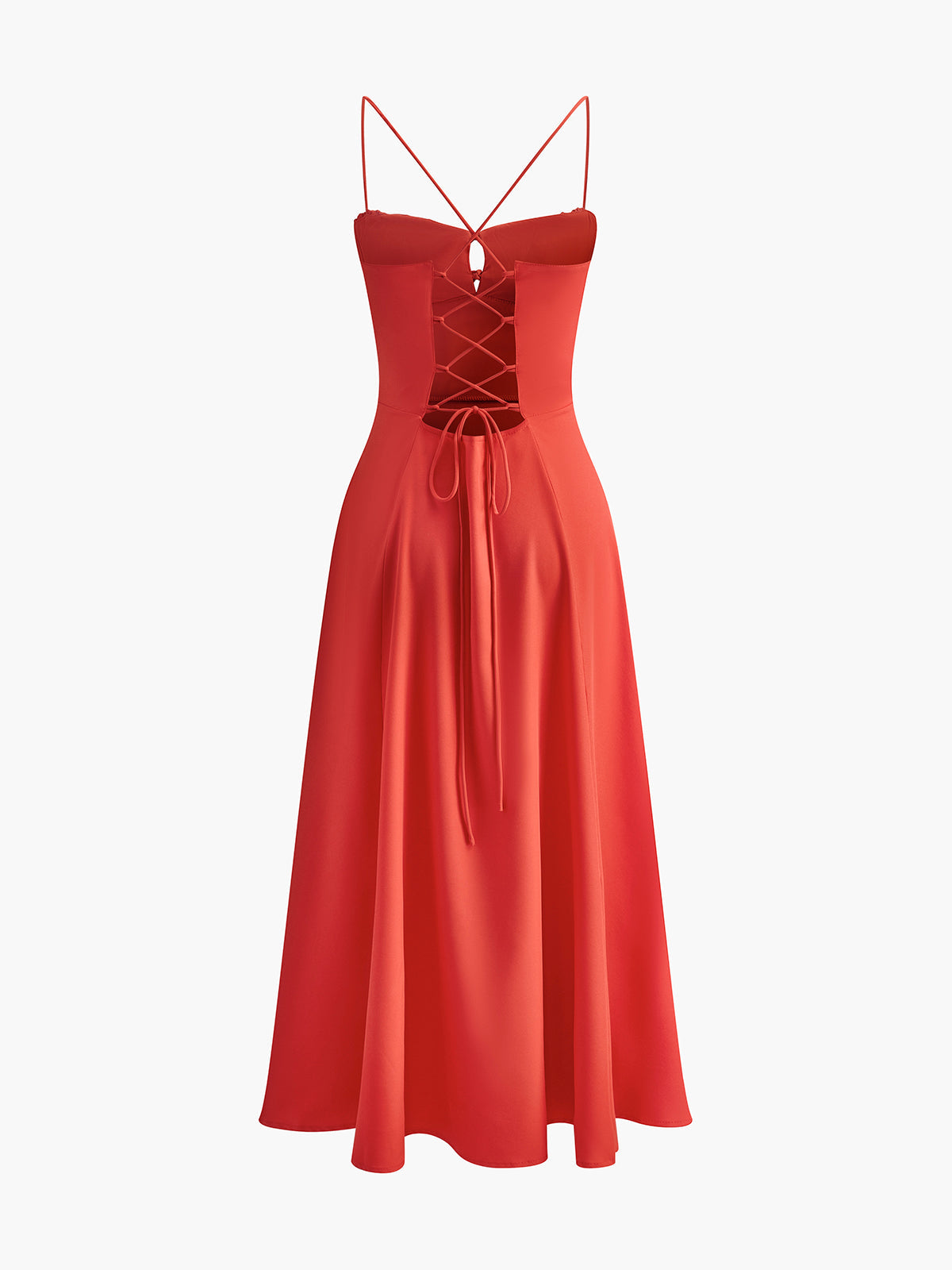 Kleid mit Schnürung zum Binden