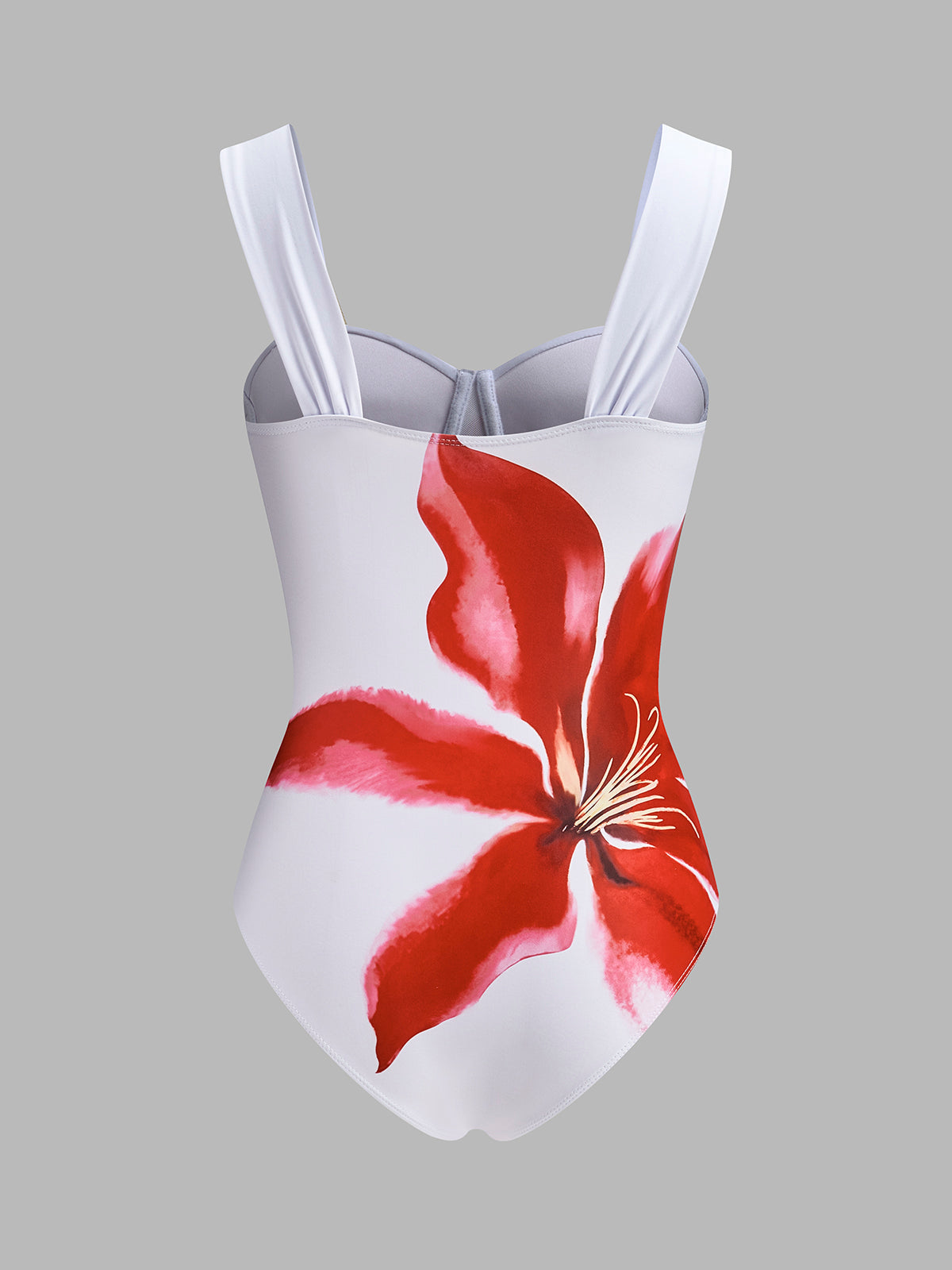 Einteiler im Korsettstil mit drapiertem Überwurf