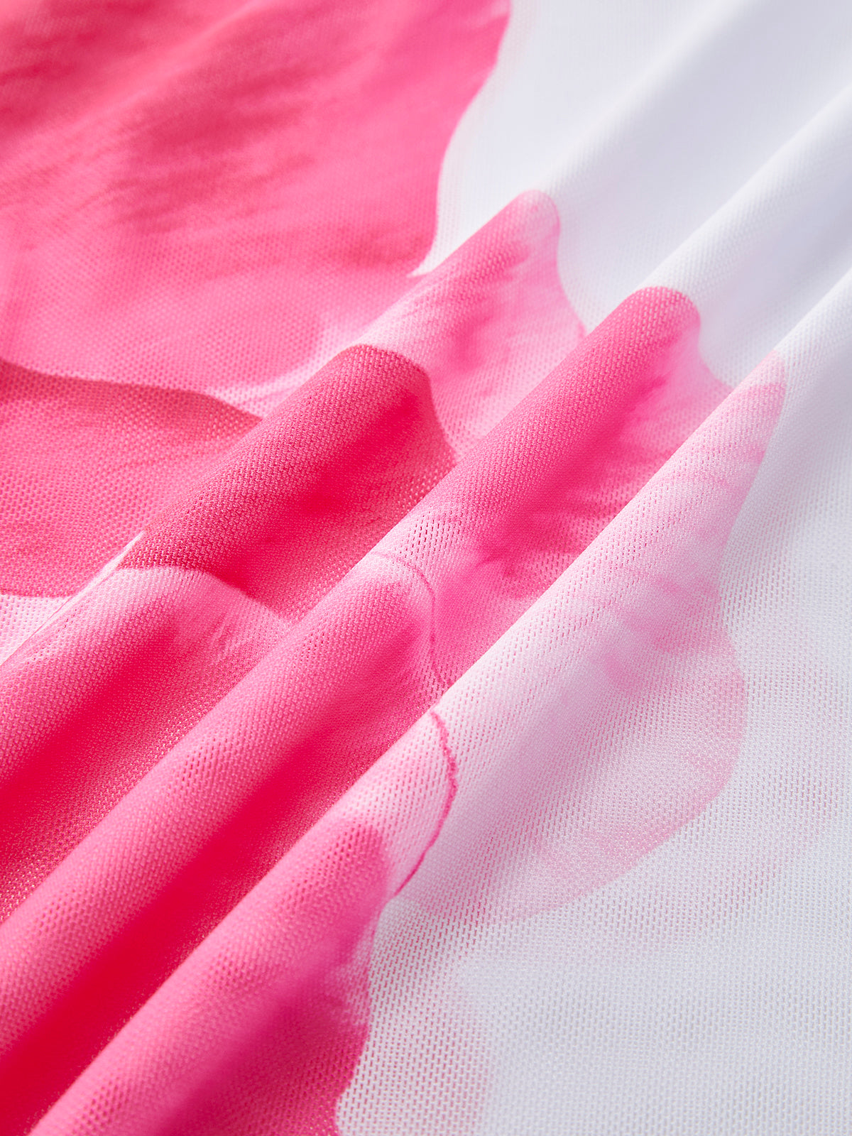 Floral Bikini Set With Semi-Sheer Skirt