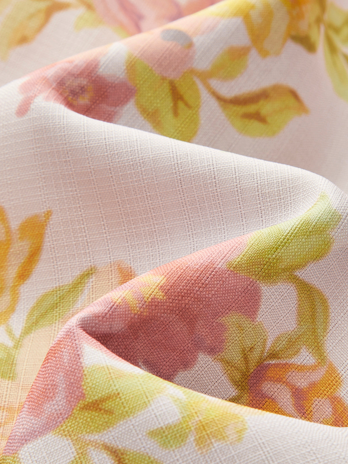 Robe sans manches à imprimé floral et décolleté cœur