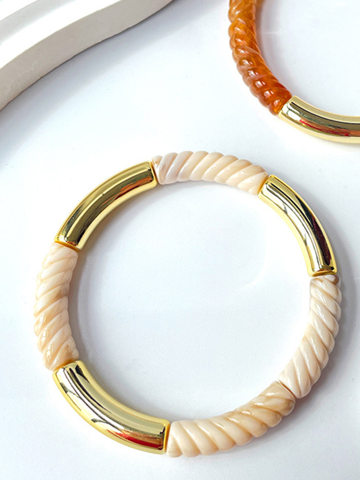 Bracelet Accent Coquillage Doré