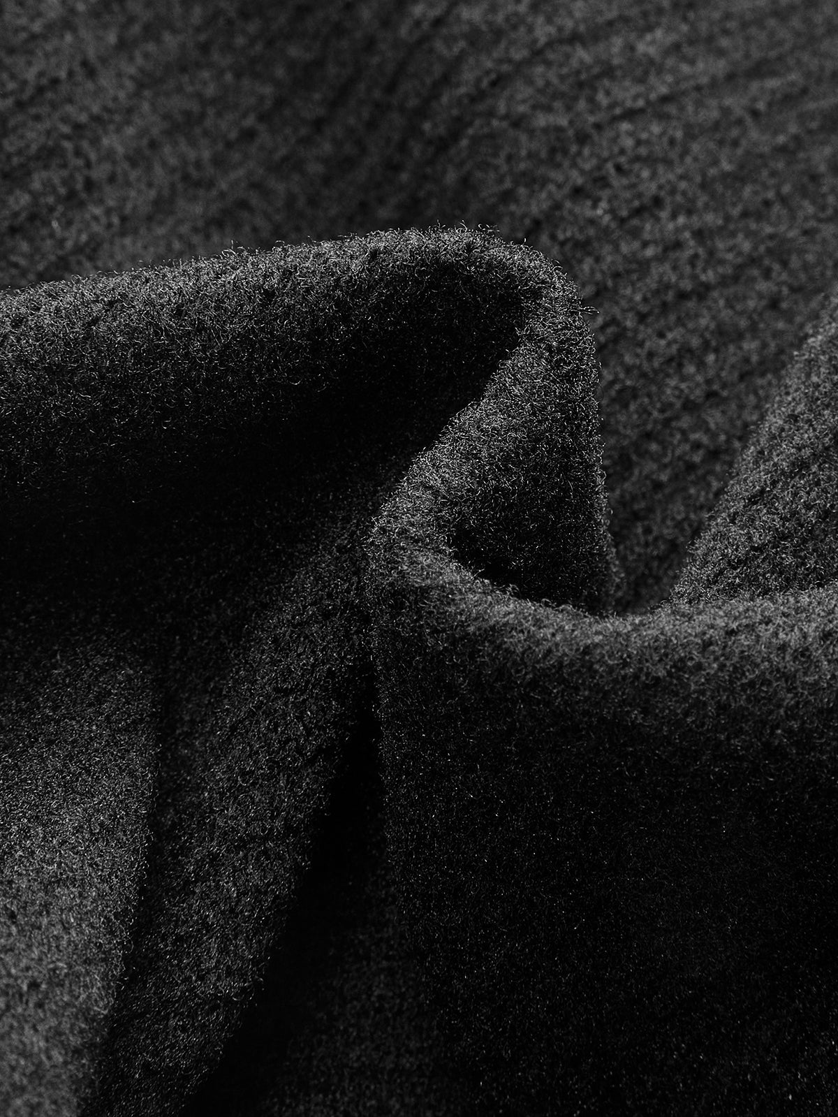 Short ample en tweed à poches, taille mi-haute