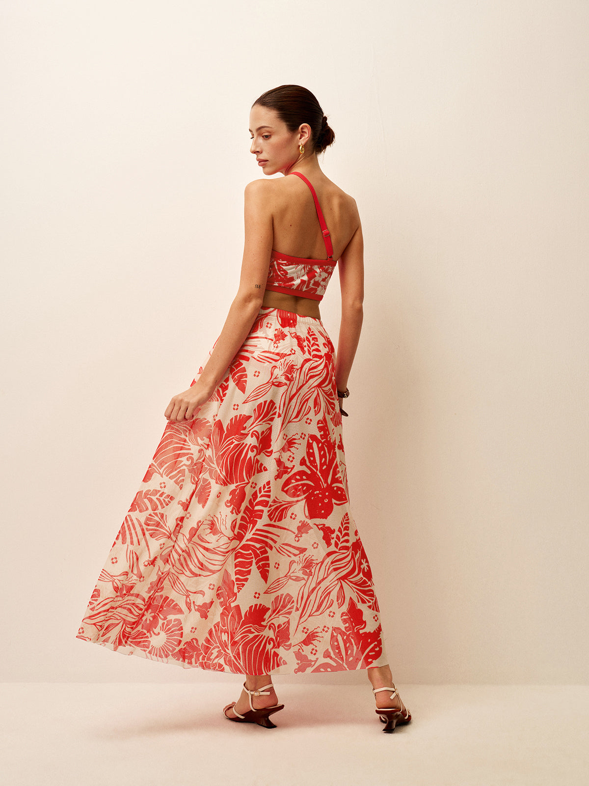 Überrock mit Netzmuster