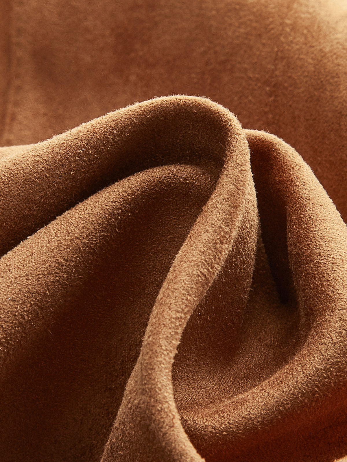 Mini-jupe minimaliste effet daim