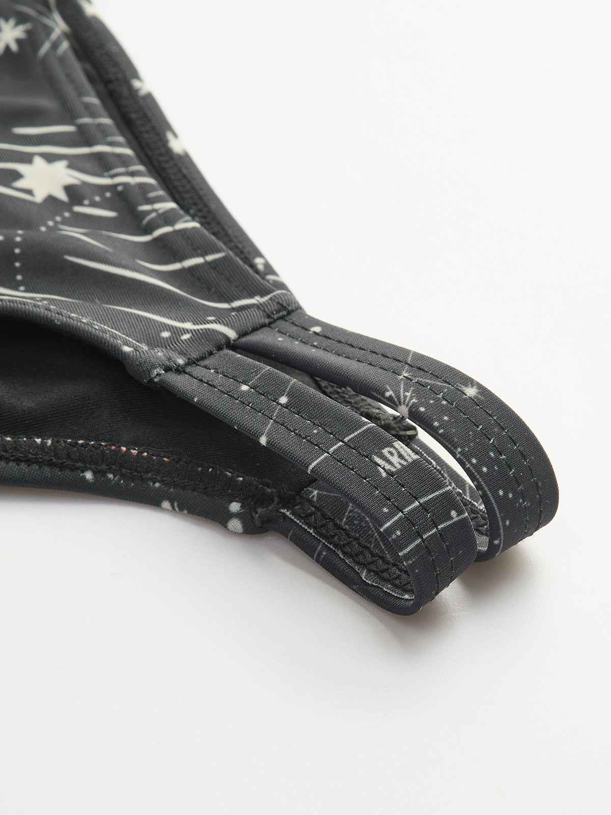 Bikini-Set mit Astrologie-Print und Neckholder