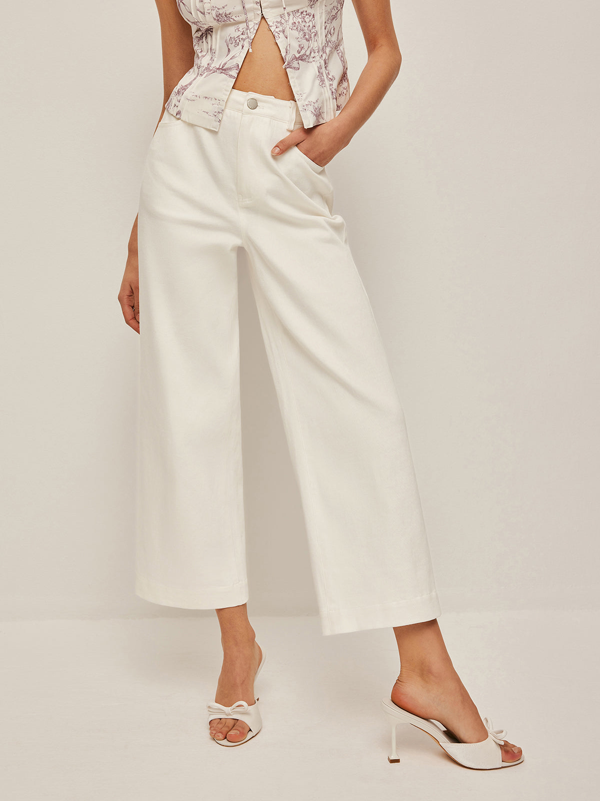 Jean taille haute ample