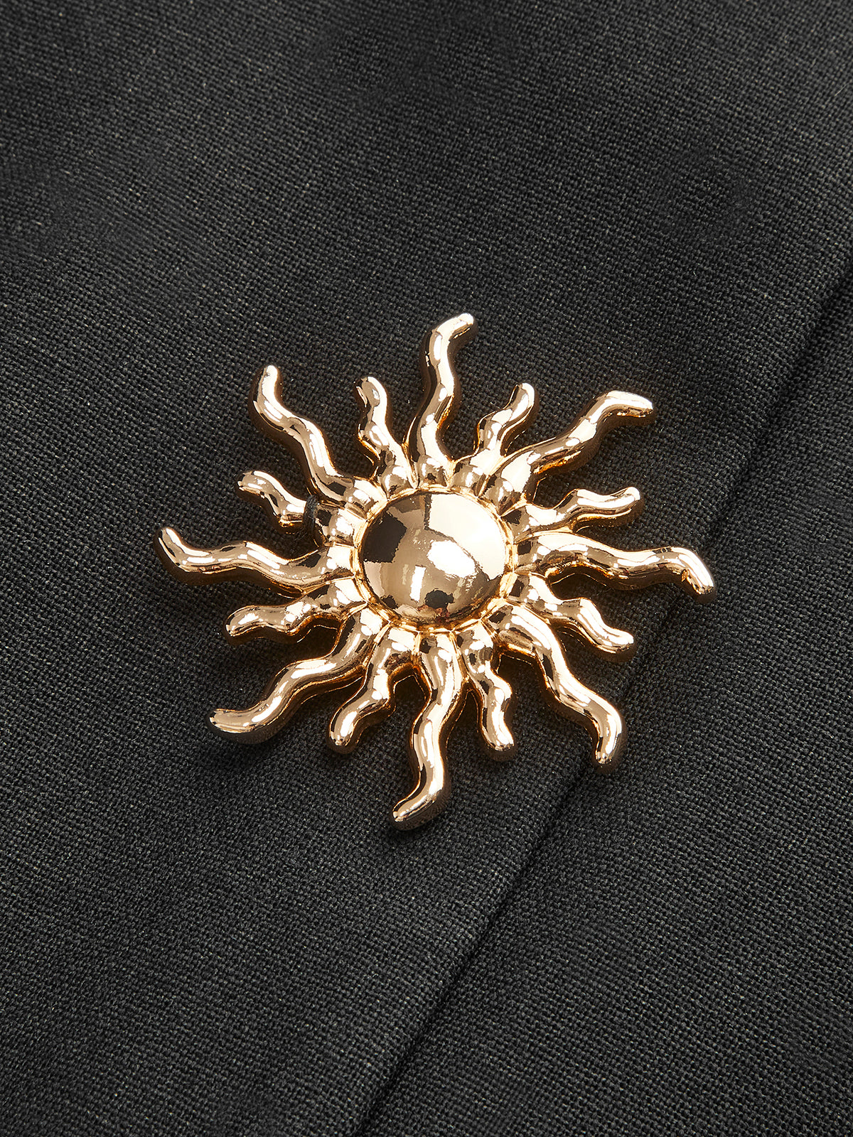 Metal Detail Split Vest