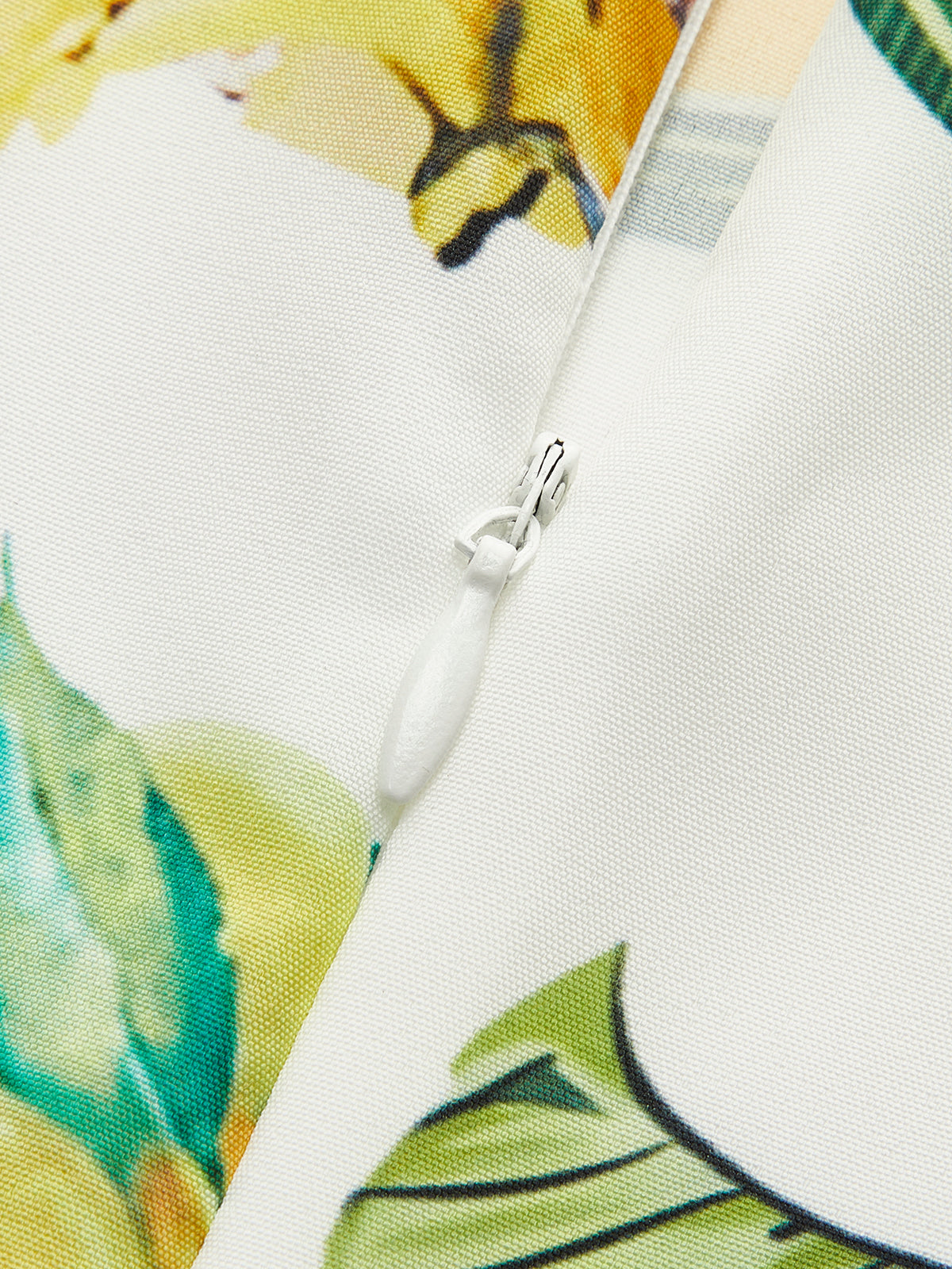 Robe bohème à imprimé et manches bouffantes