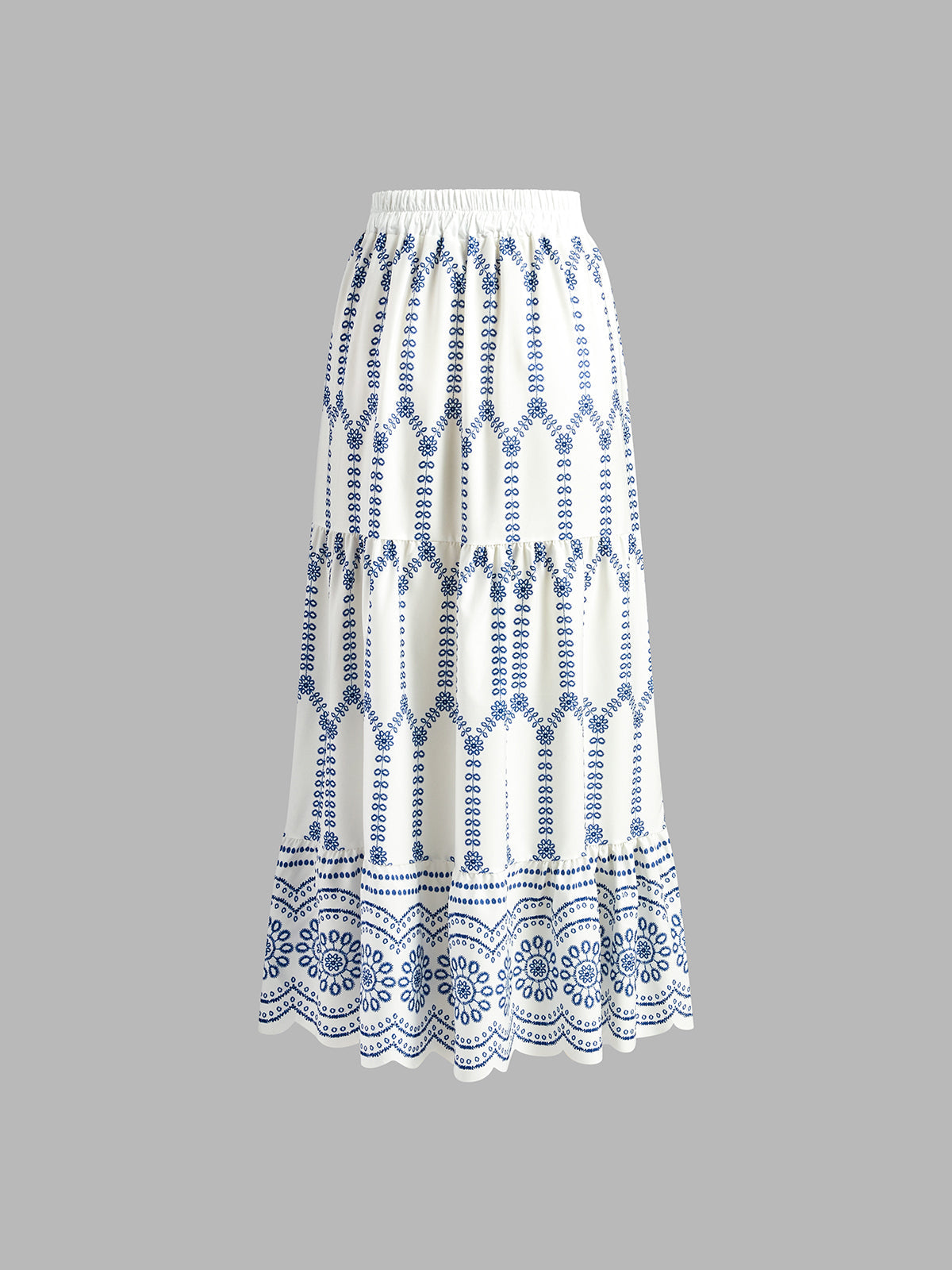 Ensemble jupe sans manches imprimée à nouer dans le dos