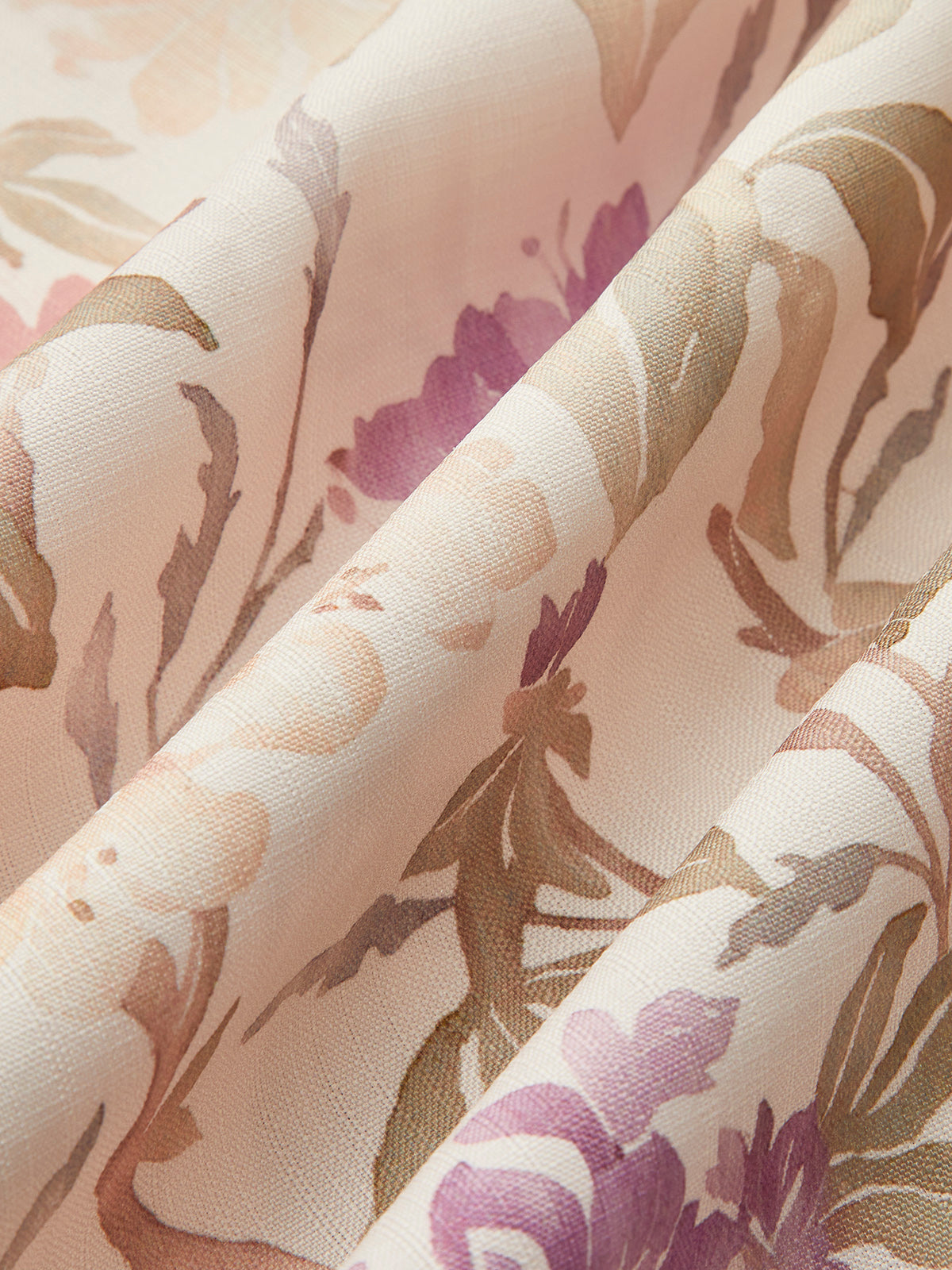 Robe nuisette romantique à imprimé floral en A et col en V