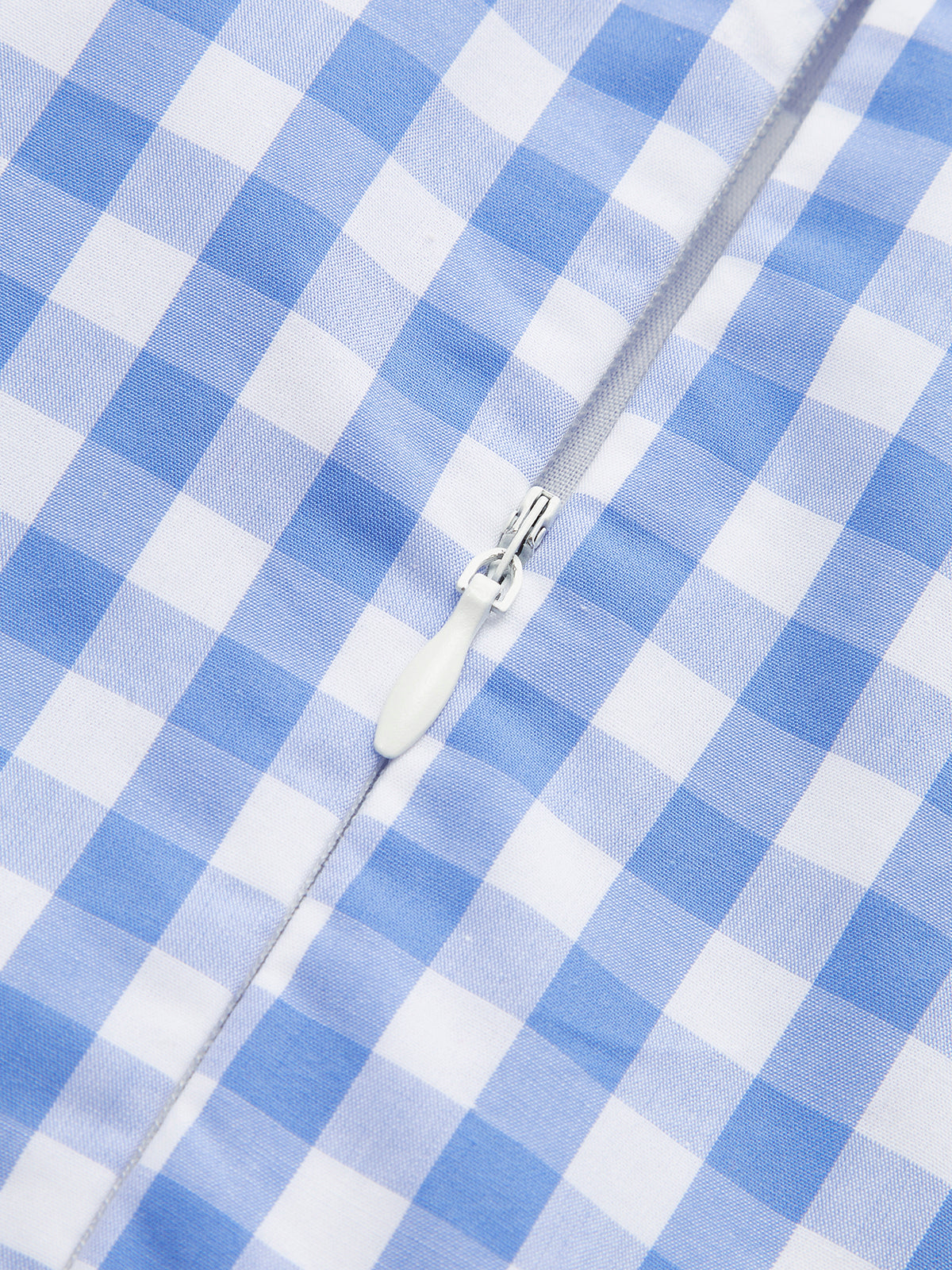 Schnür-Korsettkleid mit Schachbrettmuster