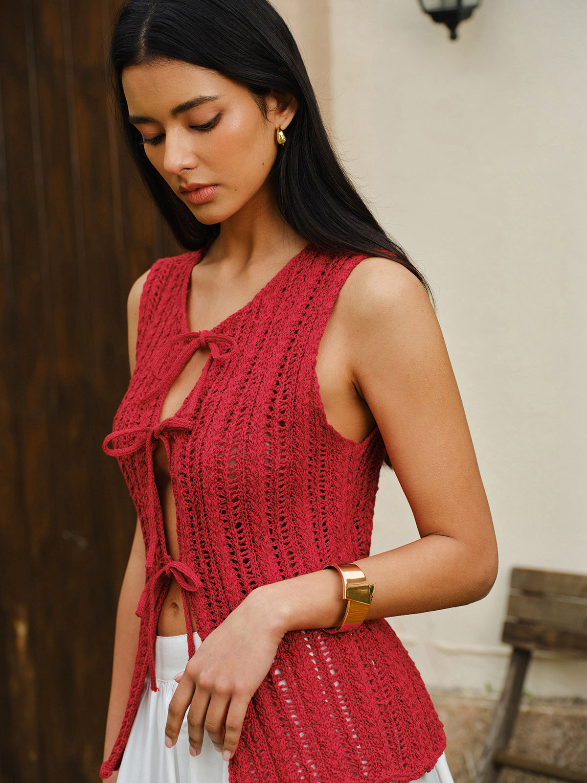 Geometrisches Metallarmband