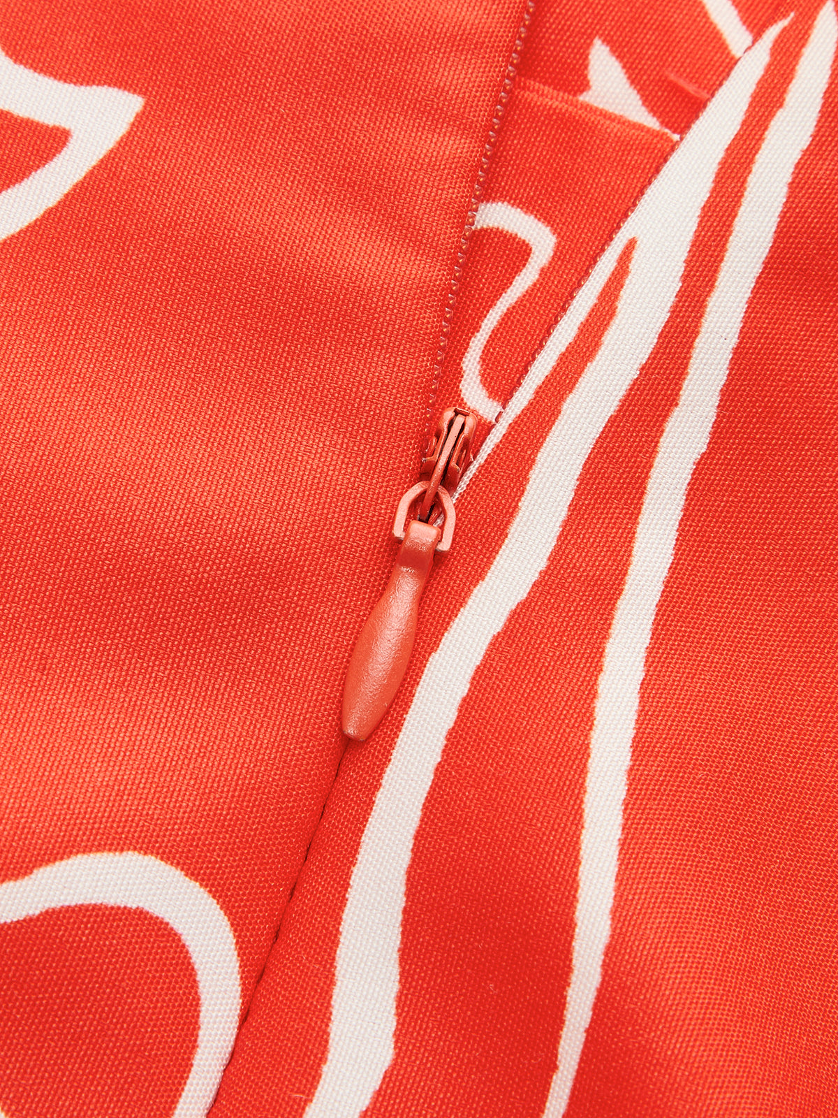 Bedrucktes Neckholderkleid mit Bindeband am Rücken