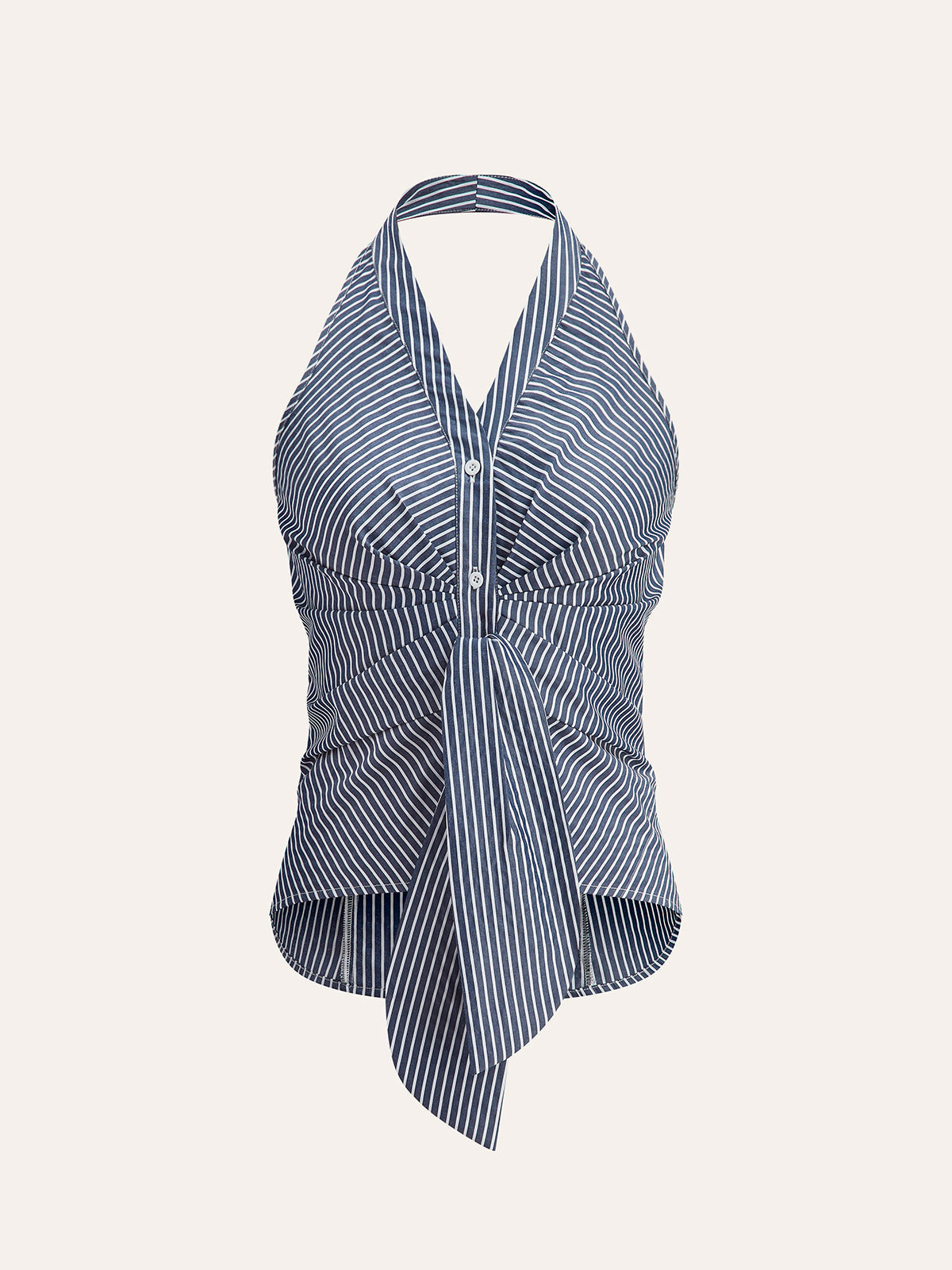 Gestreiftes Neckholder-Bindetop