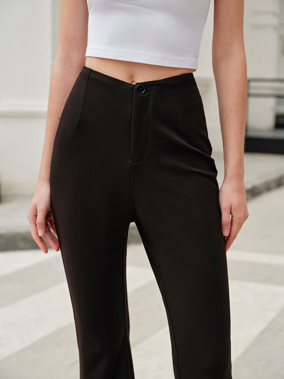 Mid-Waist Schlaghose