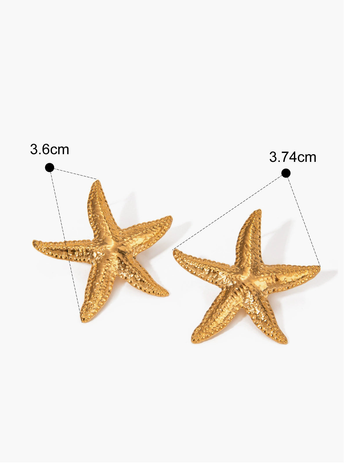 Ohrstecker "Goldener Seestern"