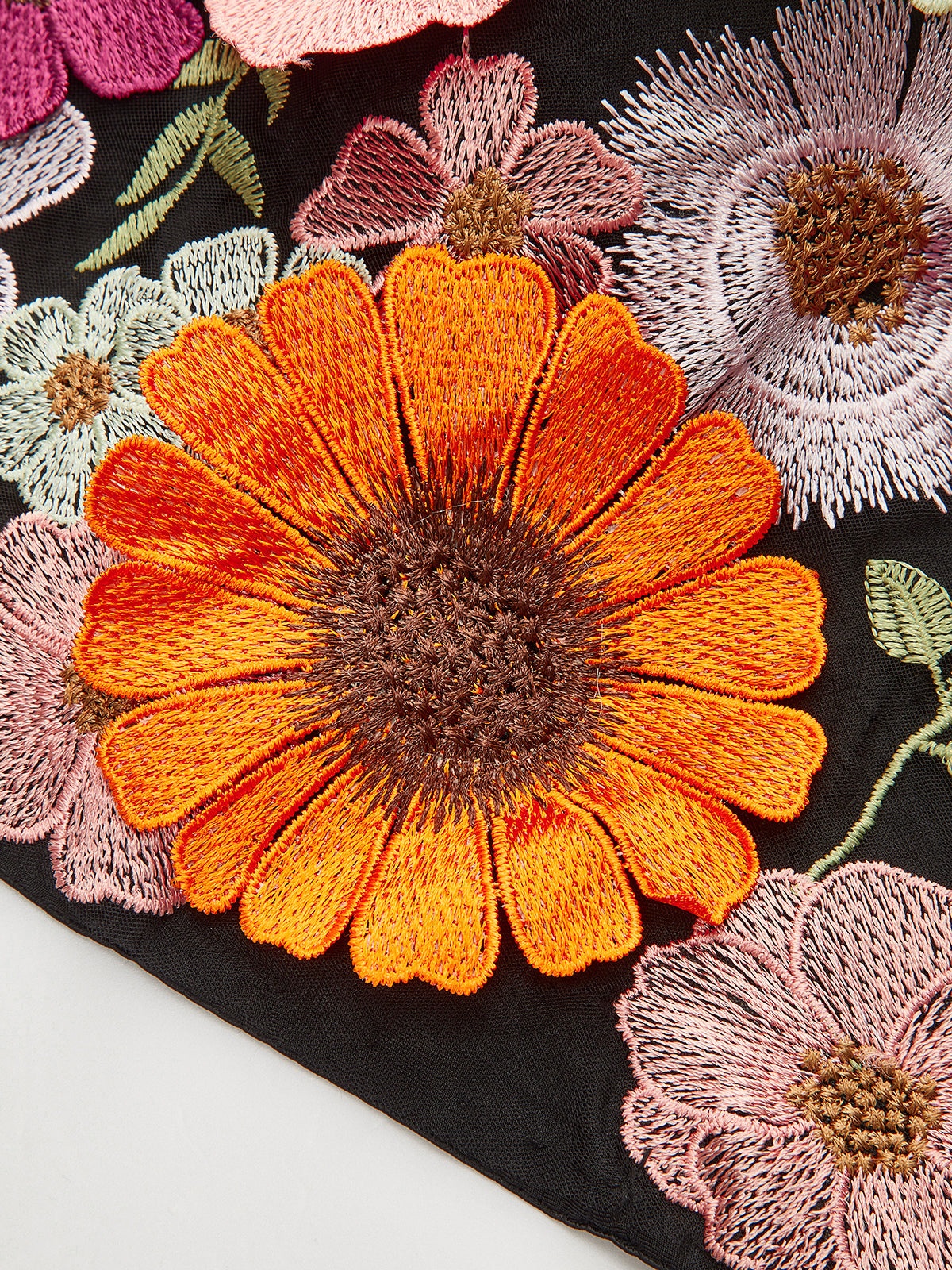 3D Blumen-Korsett-Top