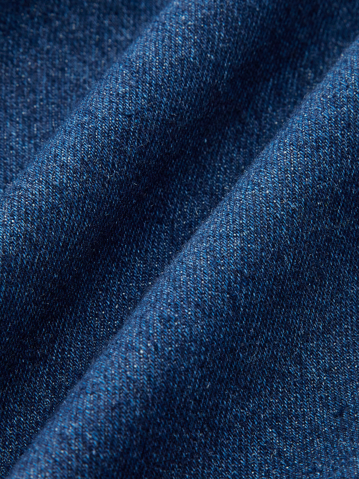 Cotton Denim Peplum Top