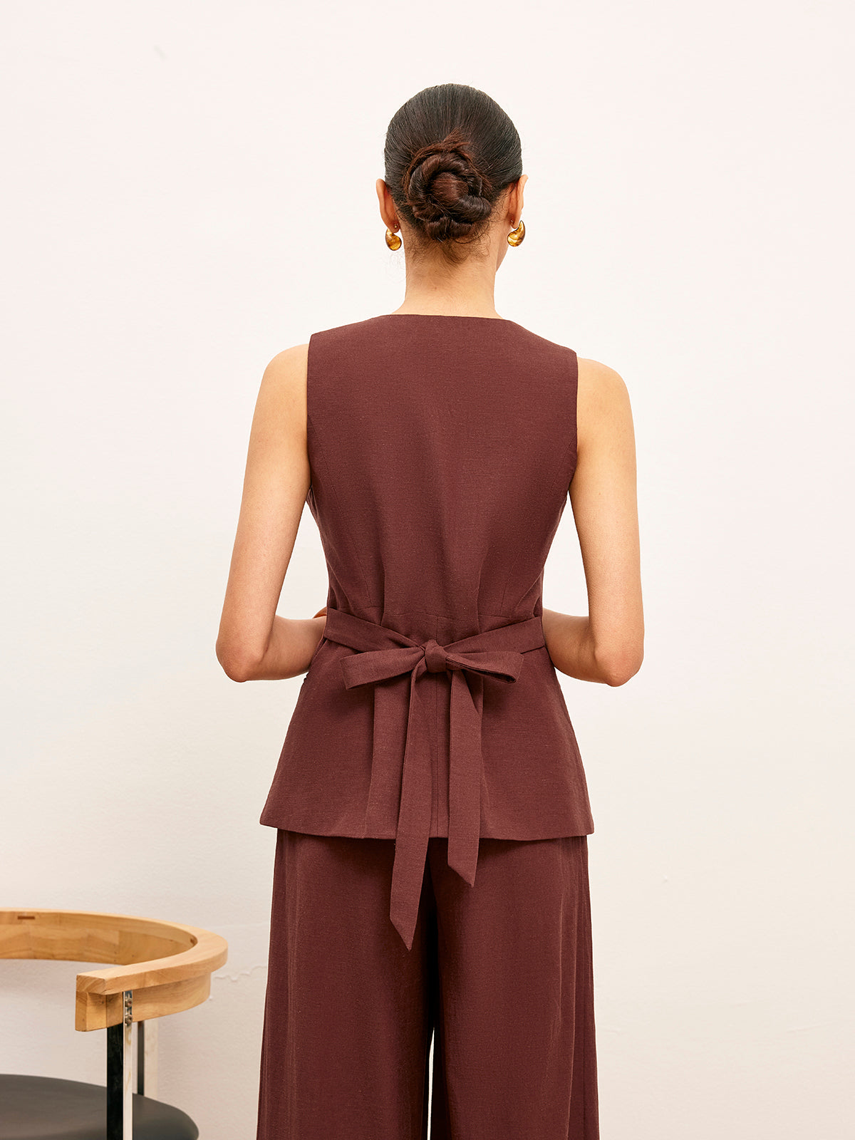 Hemd-Weste mit Taschendetail
