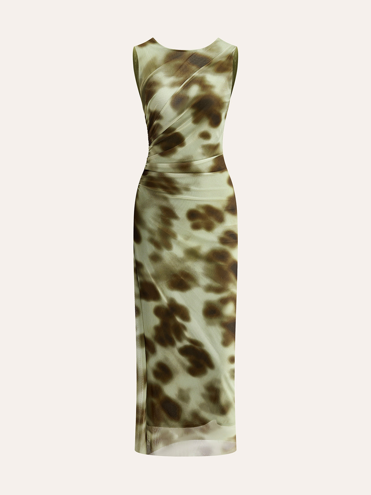 Robe en maille imprimé bohème
