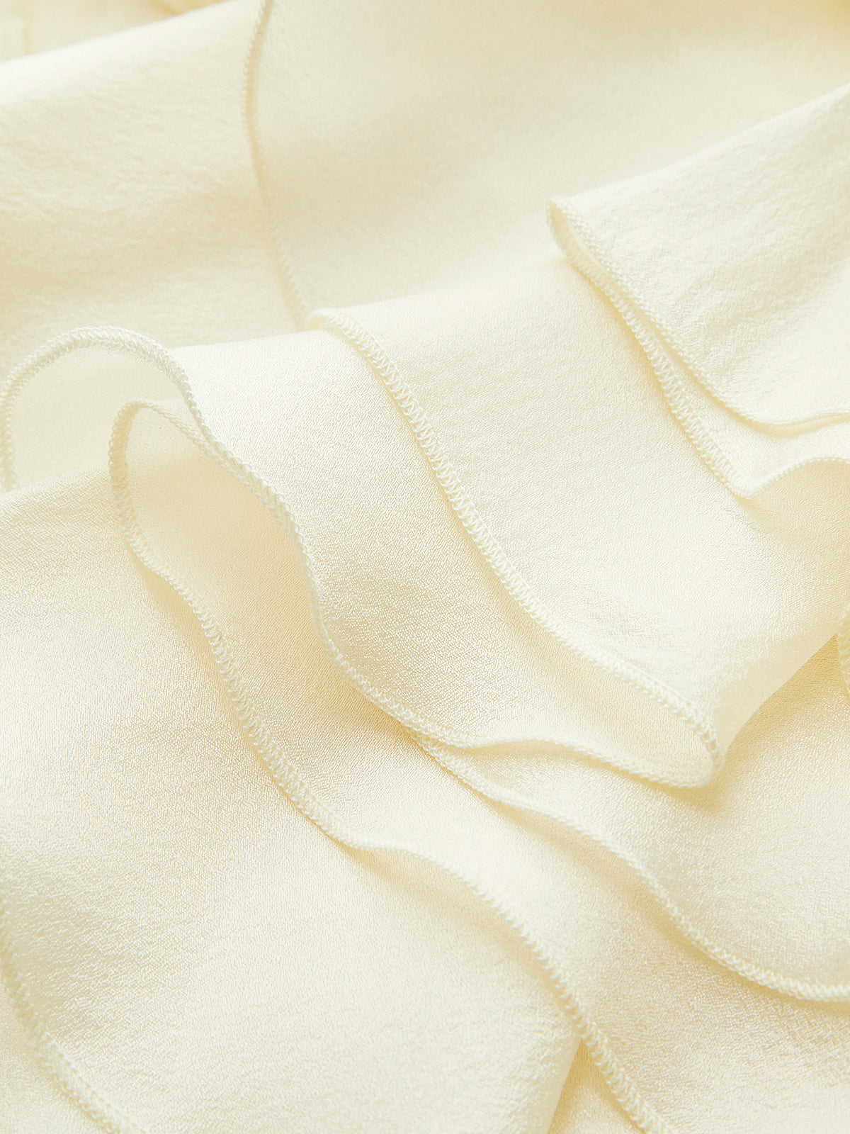 Oberteil mit Rüschendetail und Schlüssellochausschnitt hinten