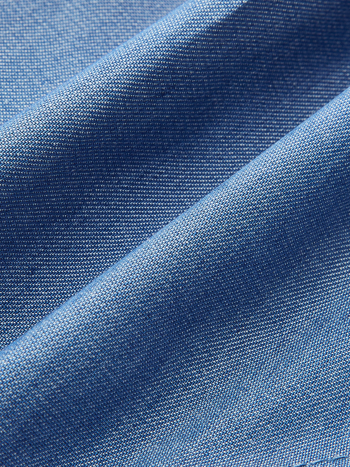 Ruffled Hem Denim Halter Top