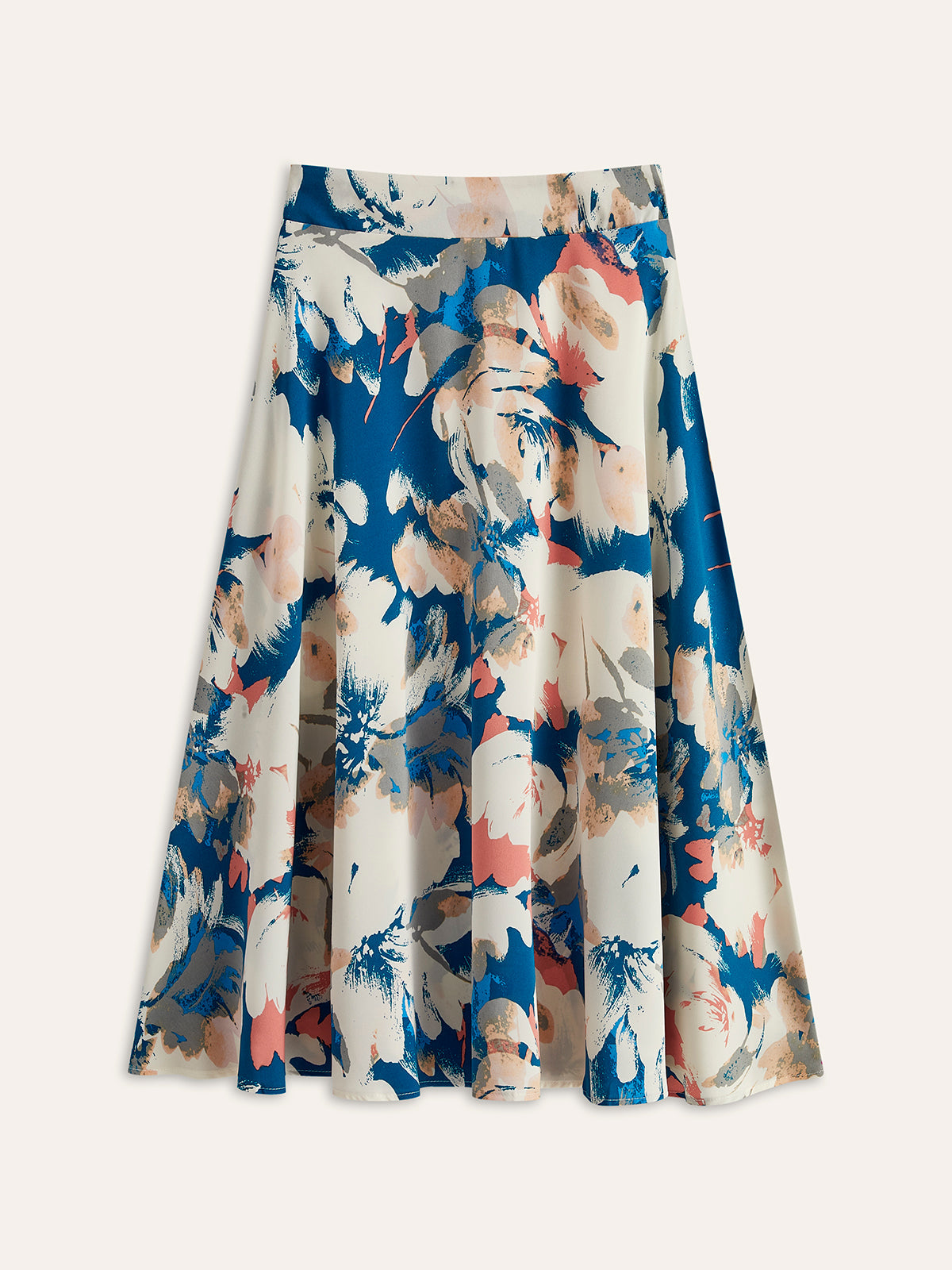 Boho-Rock mit Blumenmuster