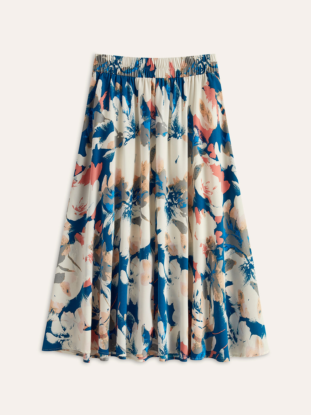 Boho-Rock mit Blumenmuster